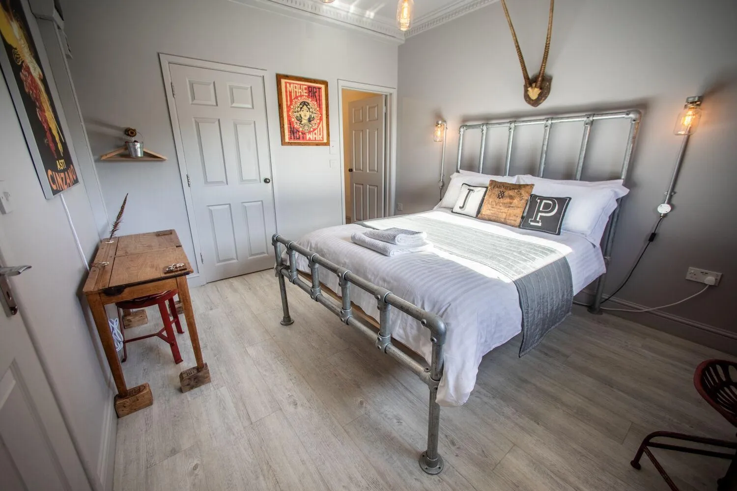 Bed in James' Place at Dowlais