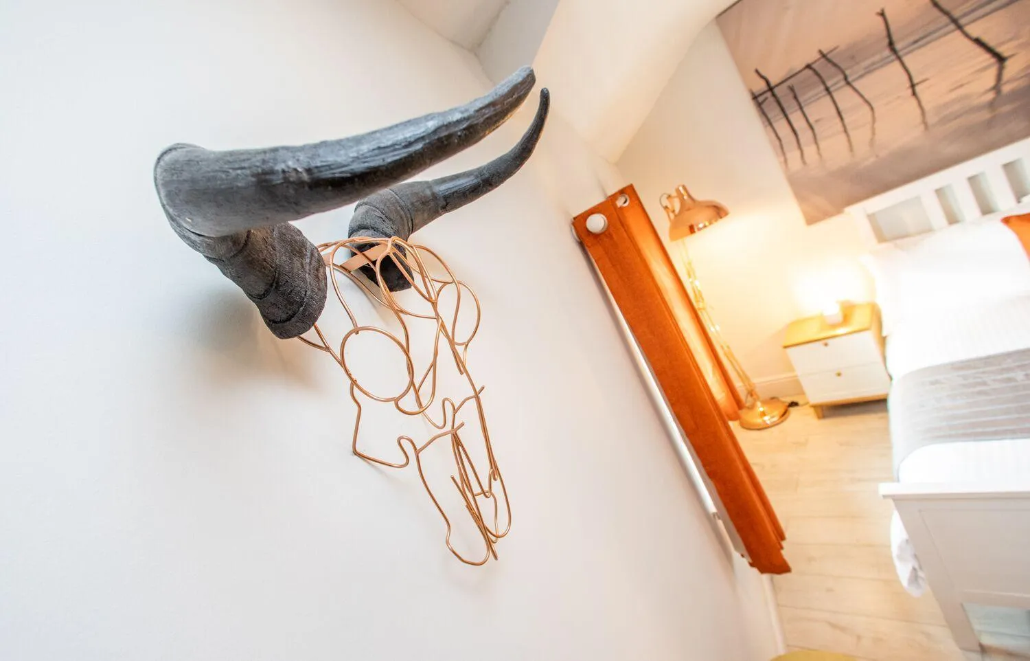 Decorative detail, Bed in James' Place at Dowlais