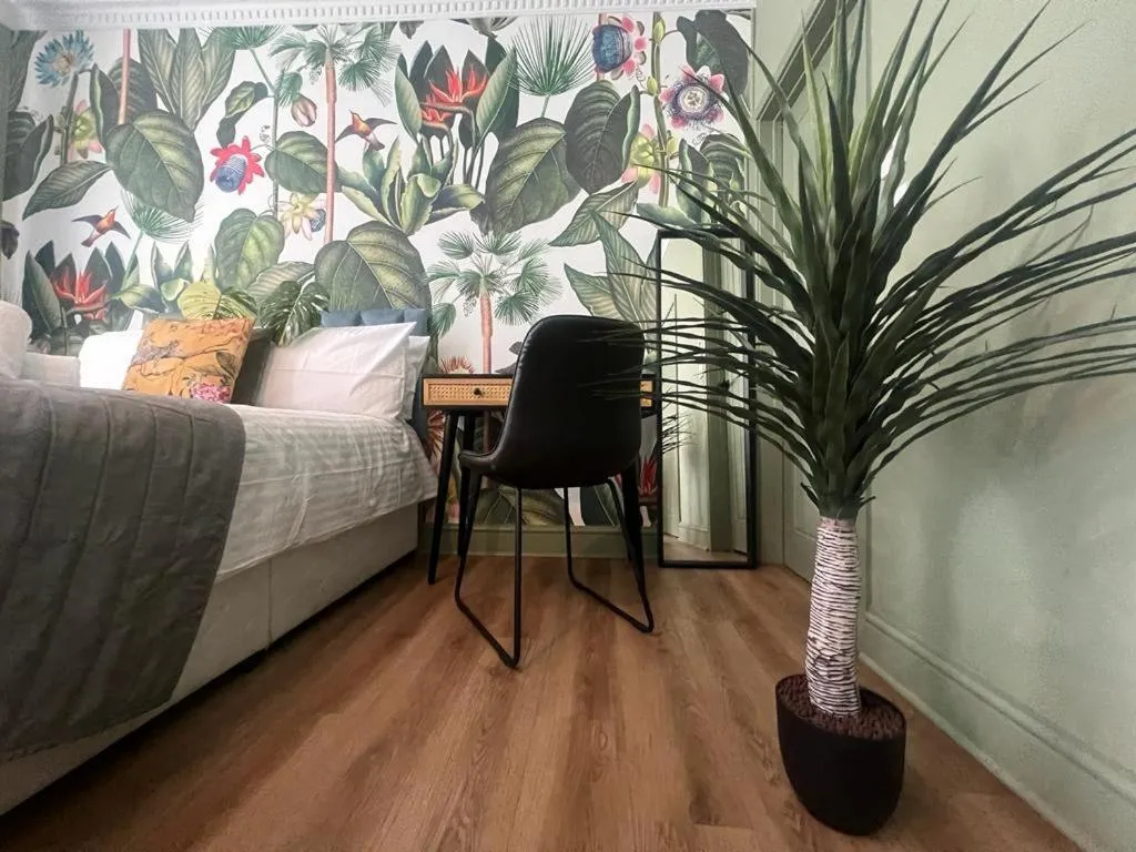 Bedroom in James' Place at Dowlais