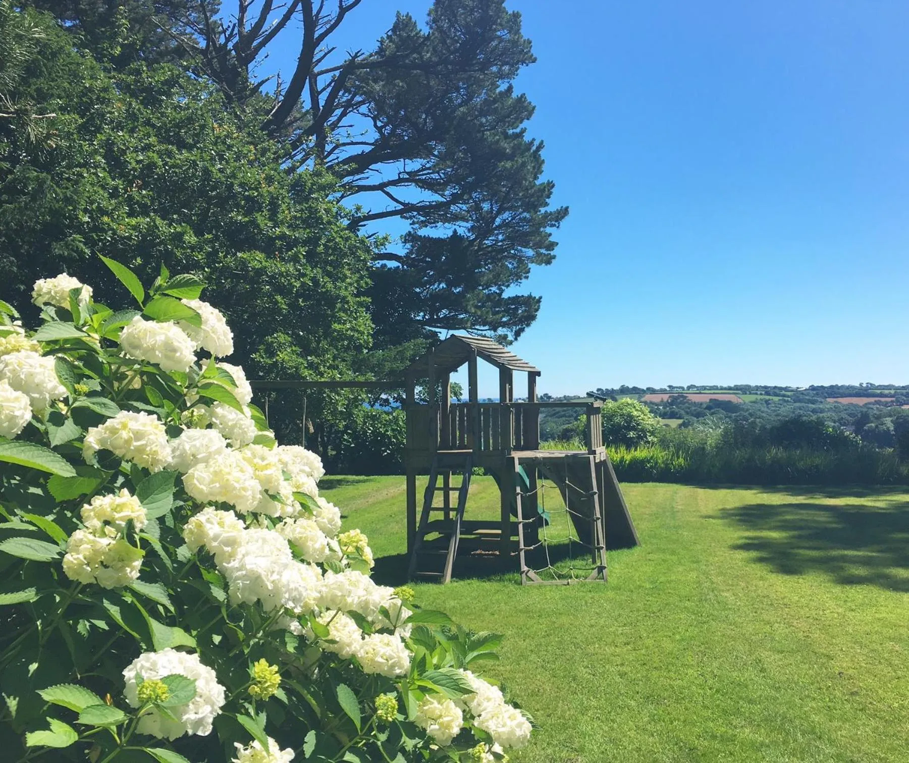 Children play ground in Penmorvah Manor Hotel