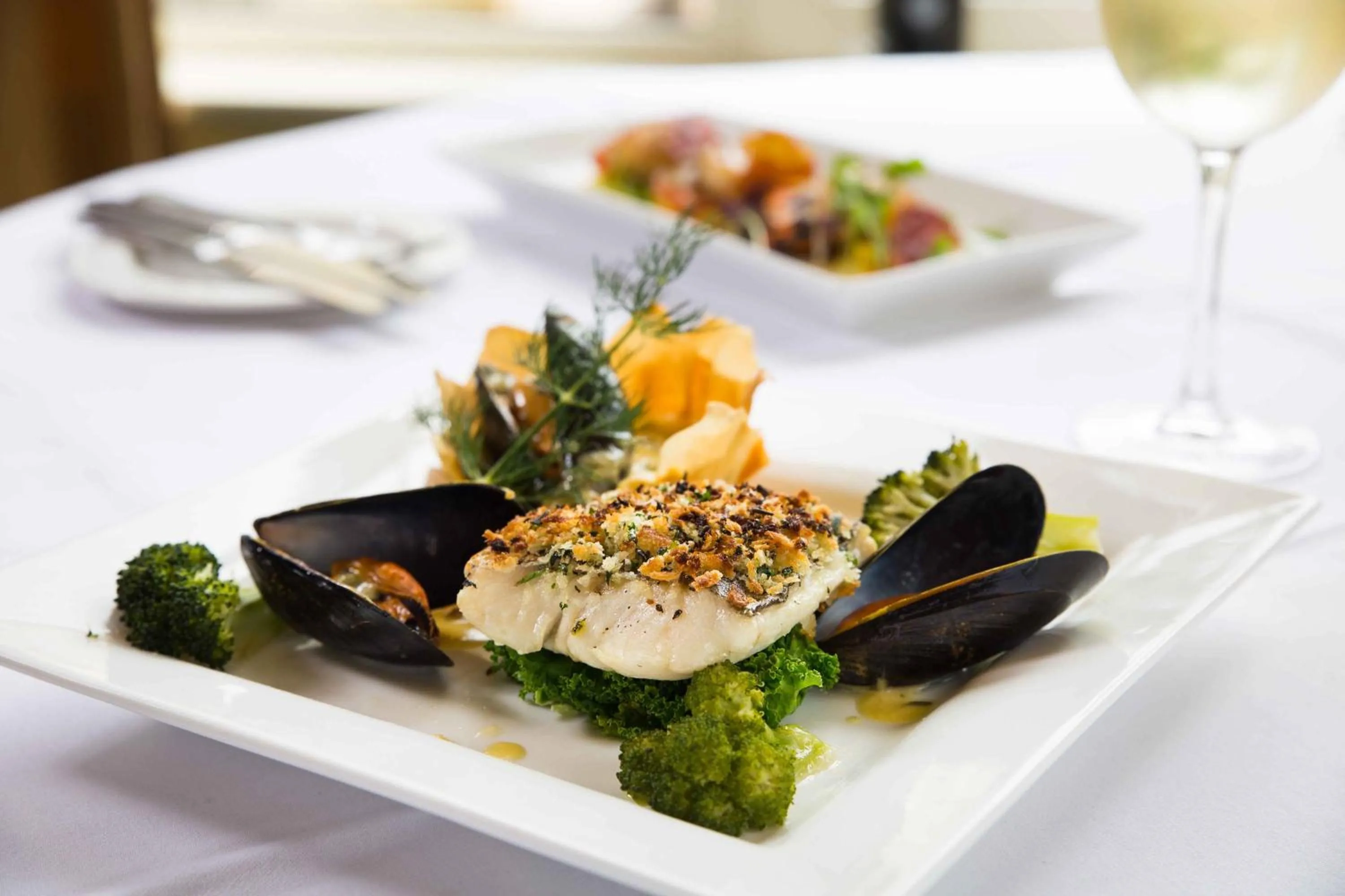 Restaurant/places to eat in Penmorvah Manor Hotel