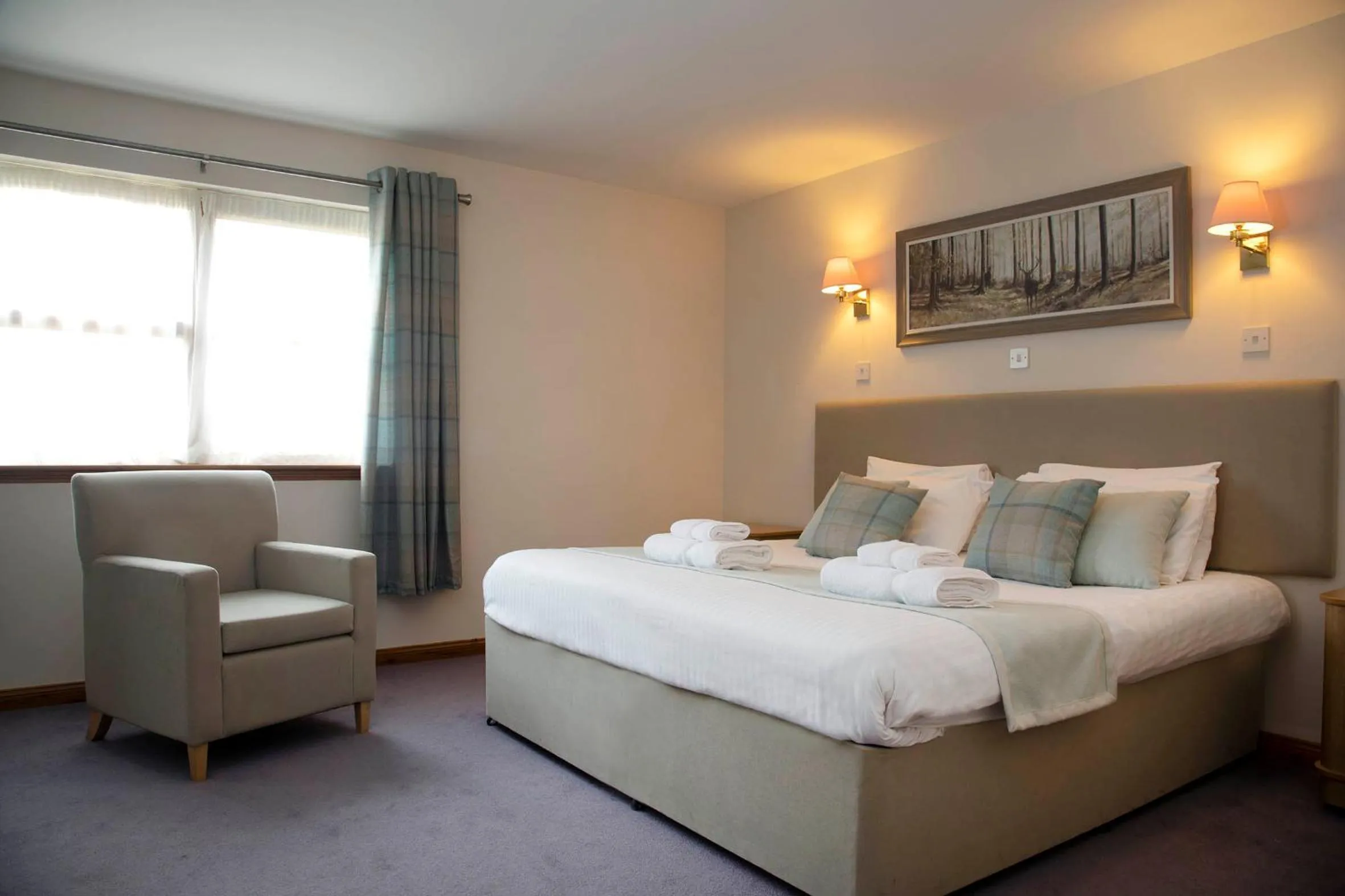 Bed in Moness Resort