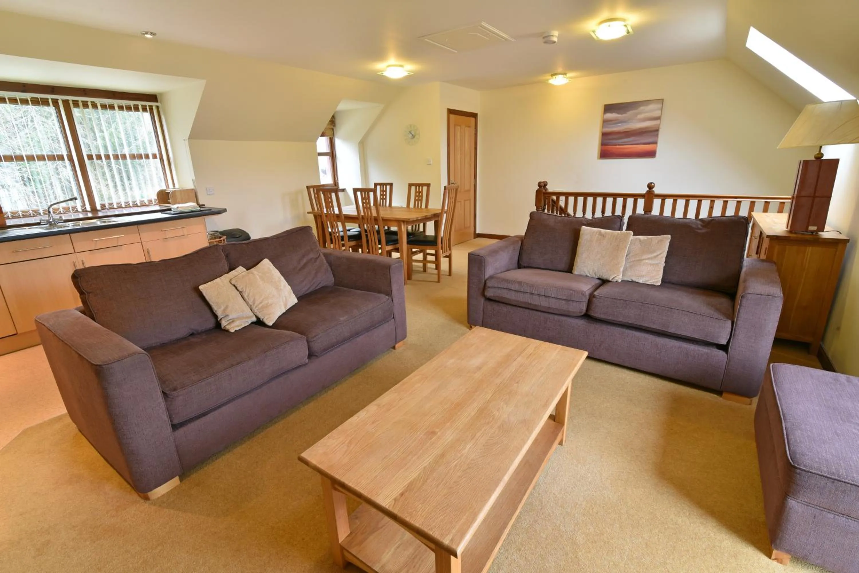 Living room in Moness Resort