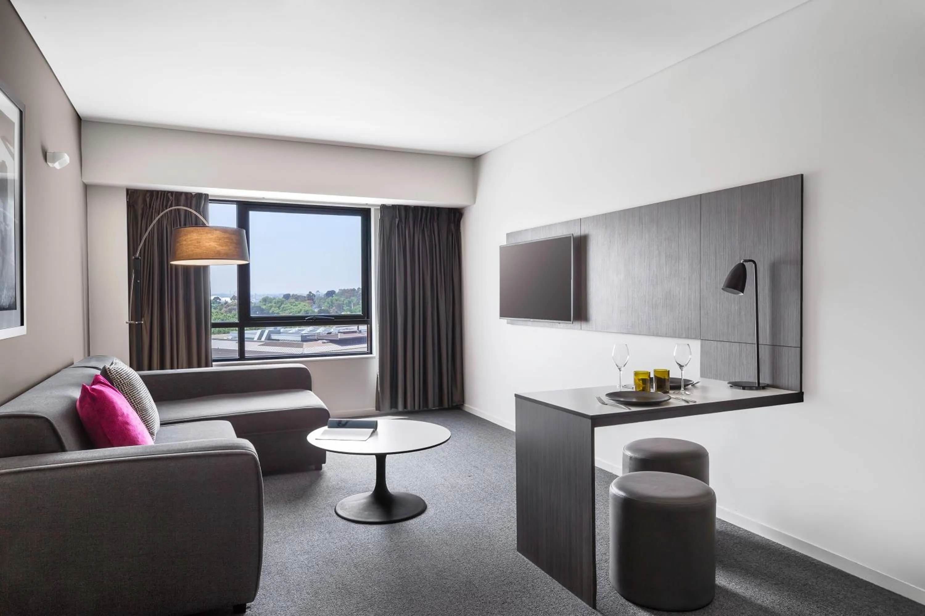 Living room in Mantra Southbank