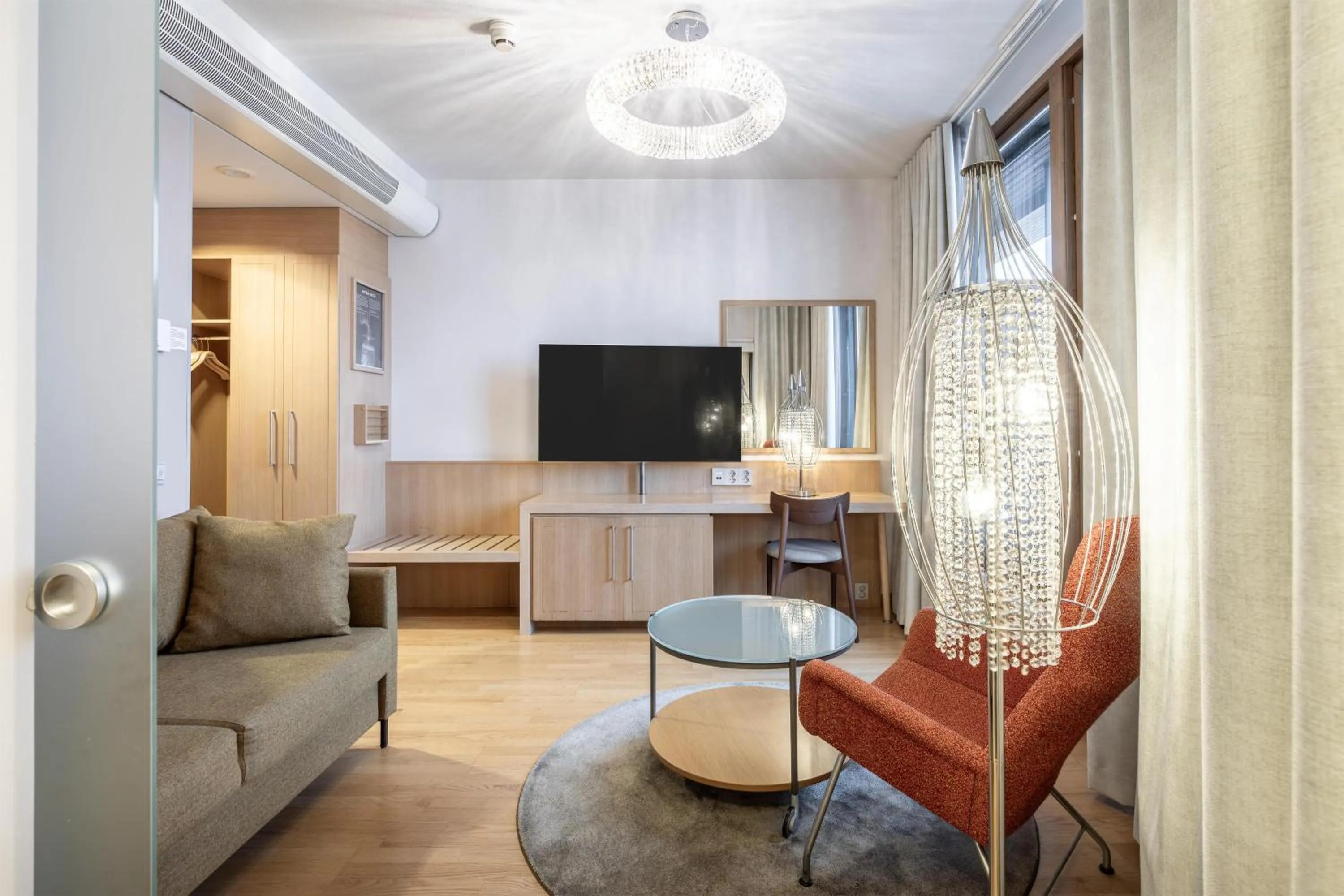 Bedroom in Scandic Oulu City