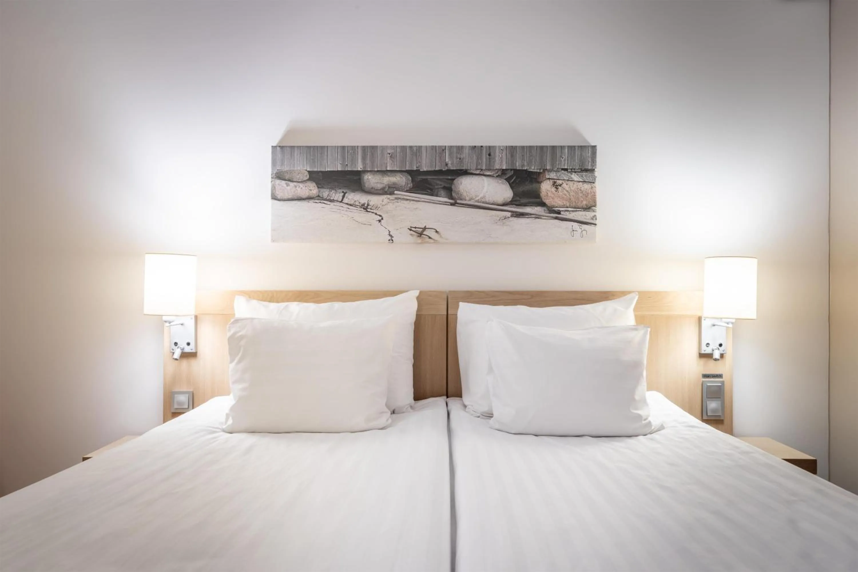 Bedroom, Bed in Scandic Oulu City