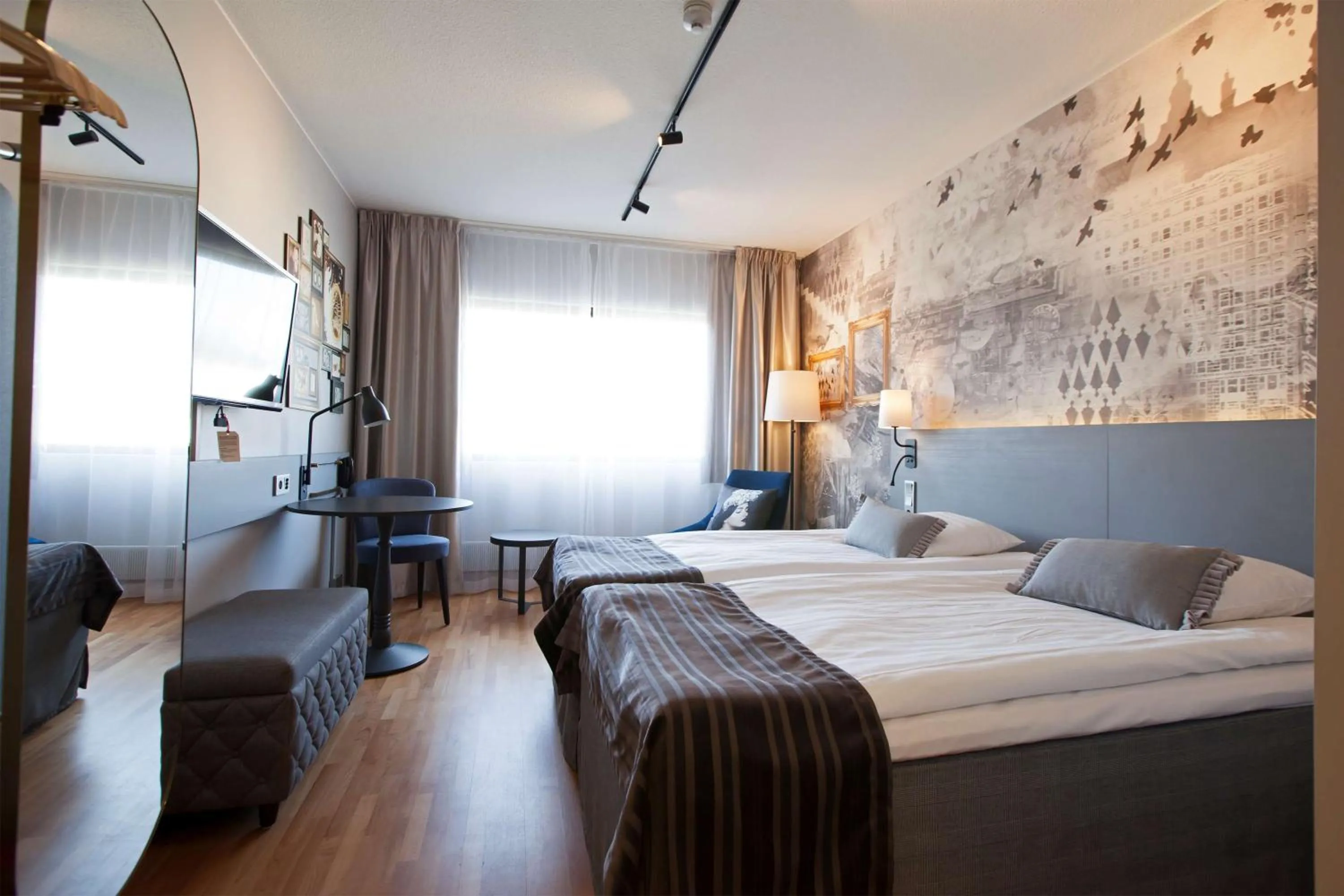 Photo of the whole room, Bed in Scandic Kuopio