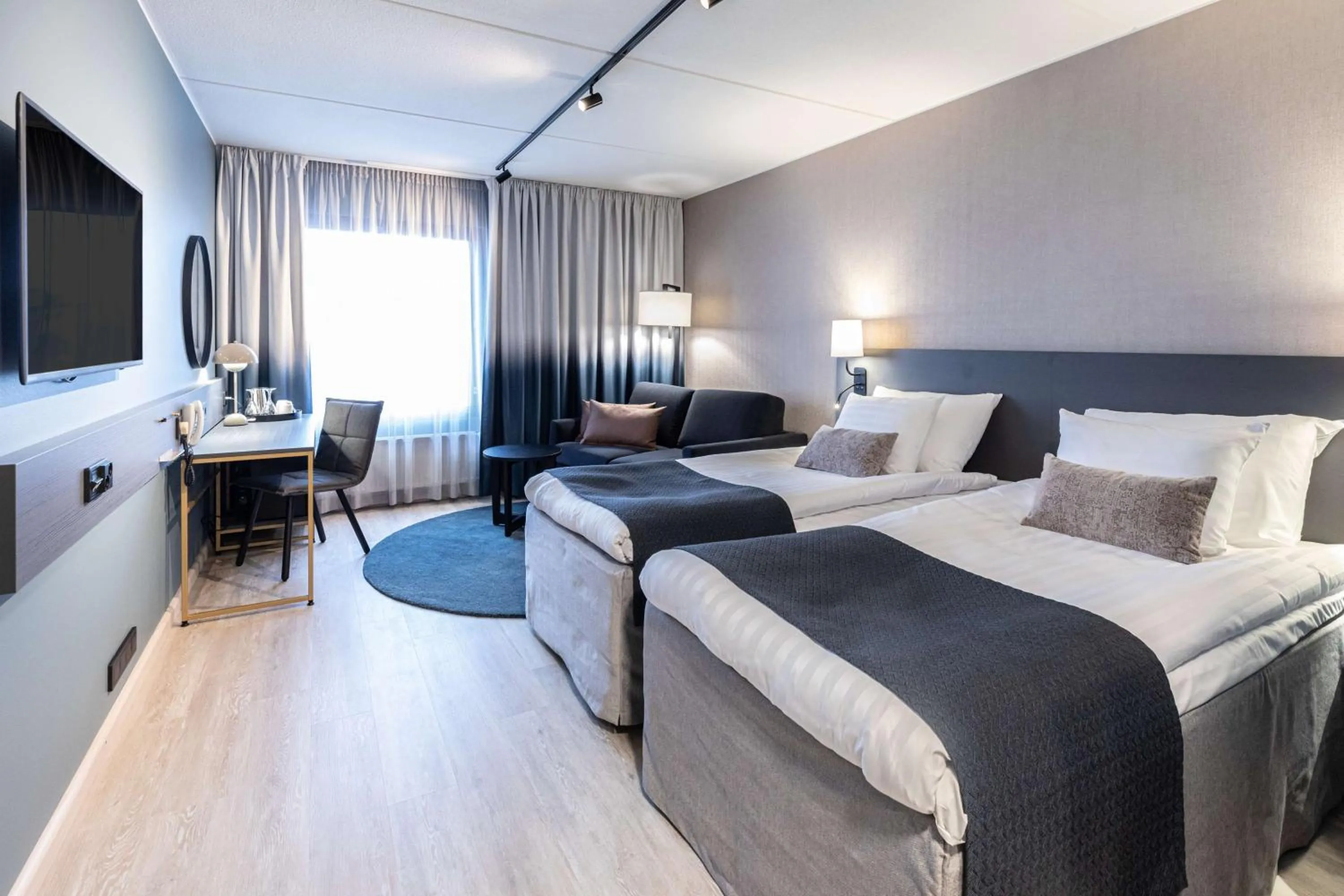 Bedroom, Bed in Scandic Jyväskylä Station