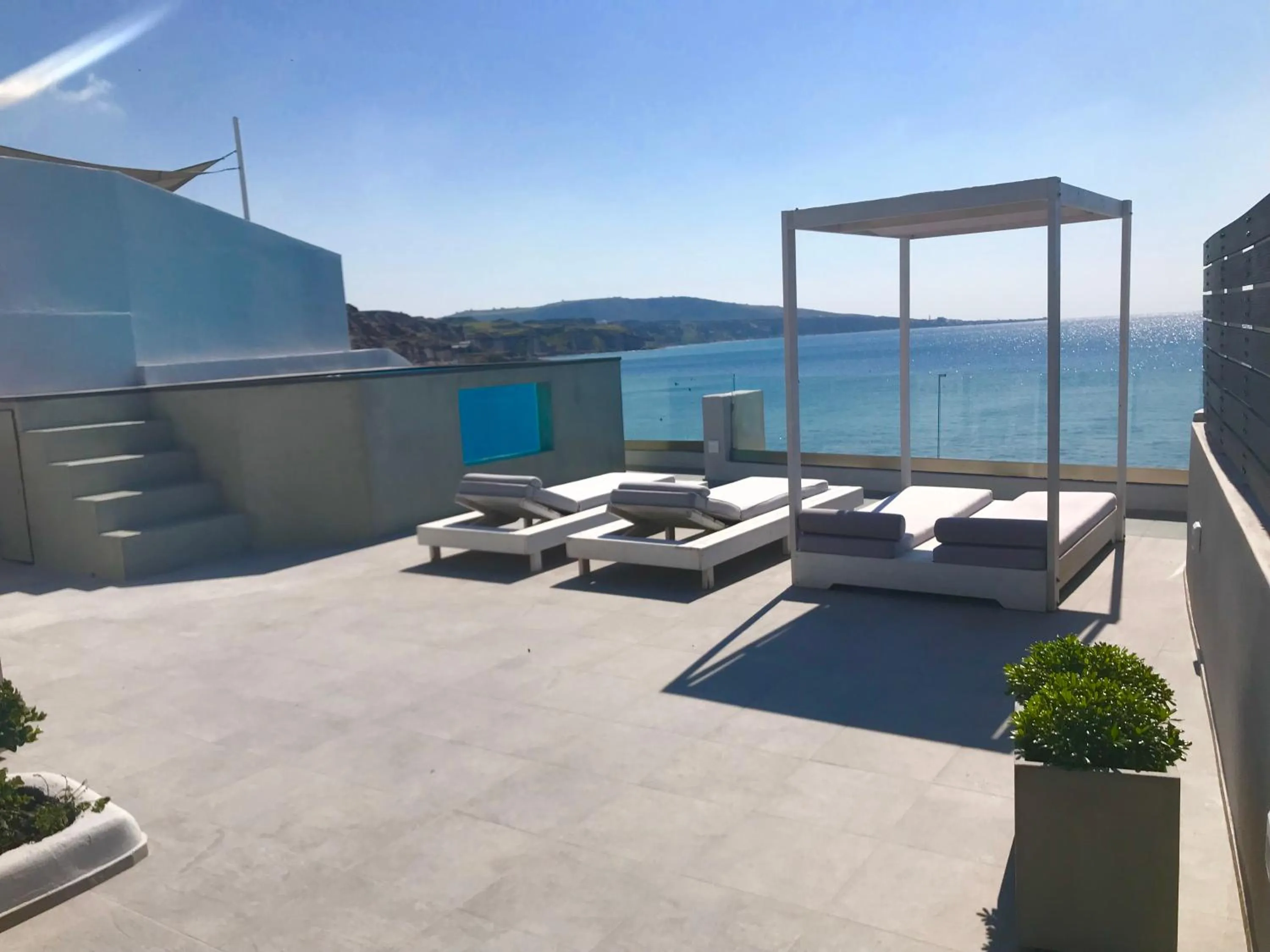 Balcony/Terrace in Sublime Villa & Caves