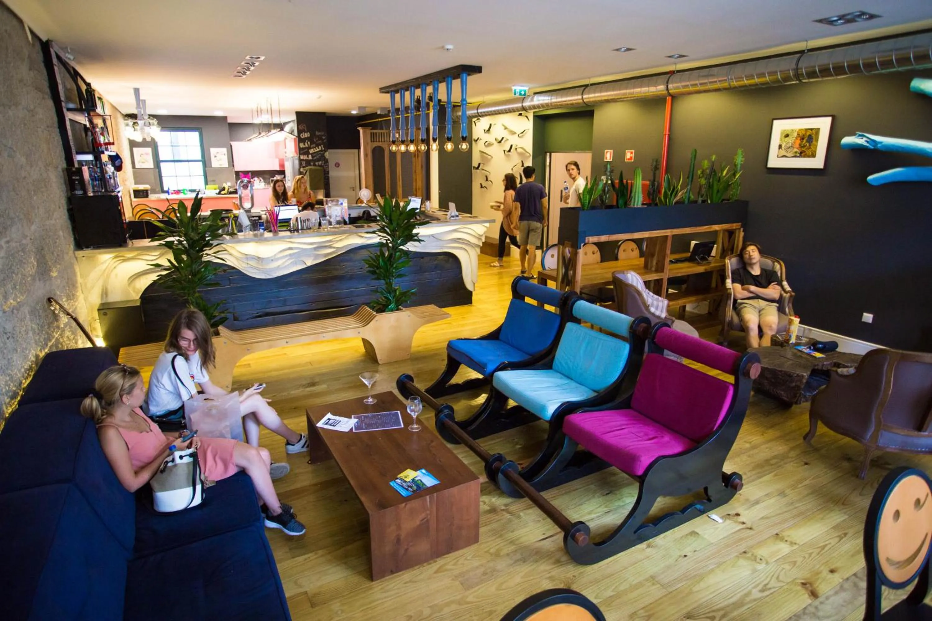 Living room in Nice Way Porto Hostel