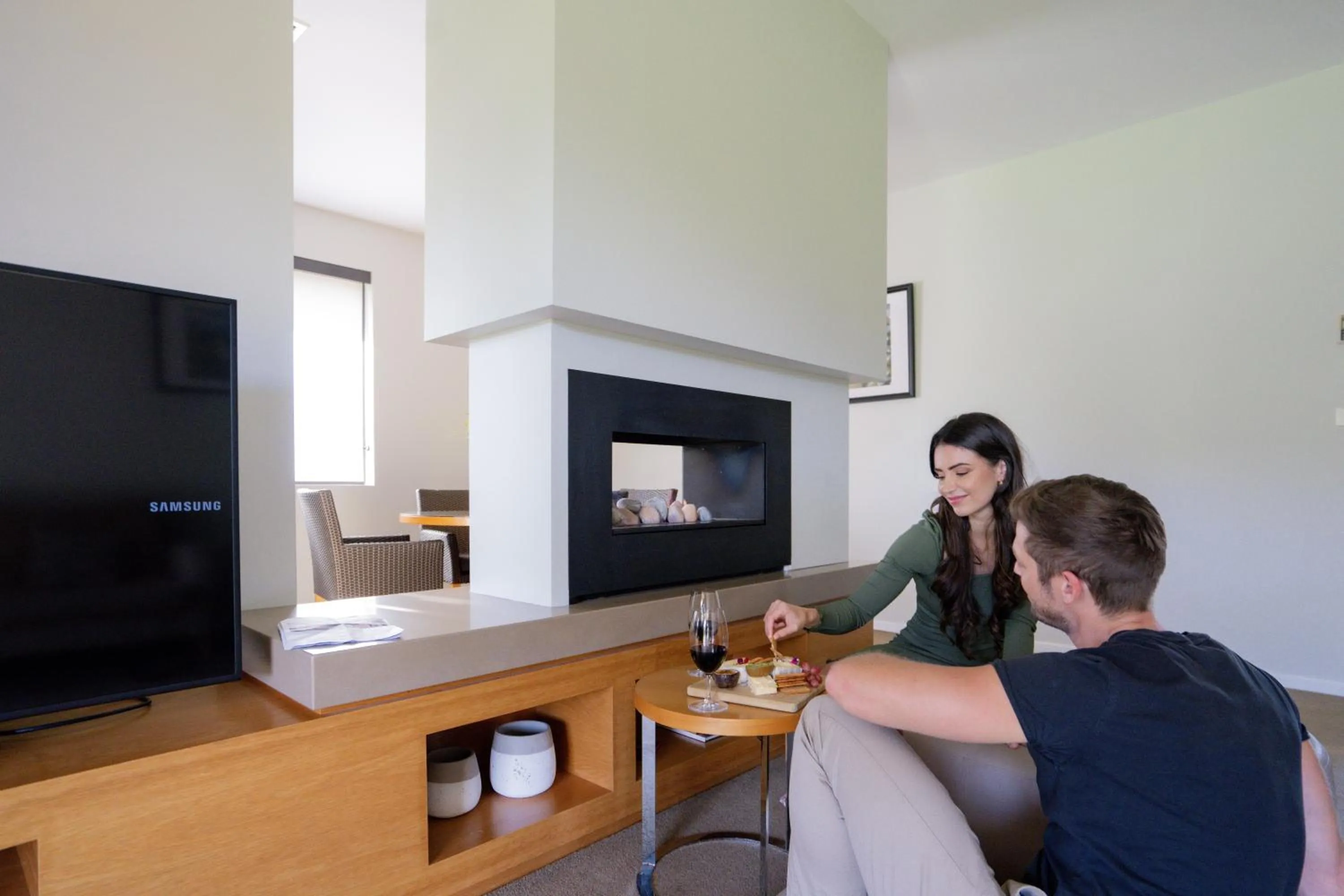 Living room in Chateau Elan At The Vintage