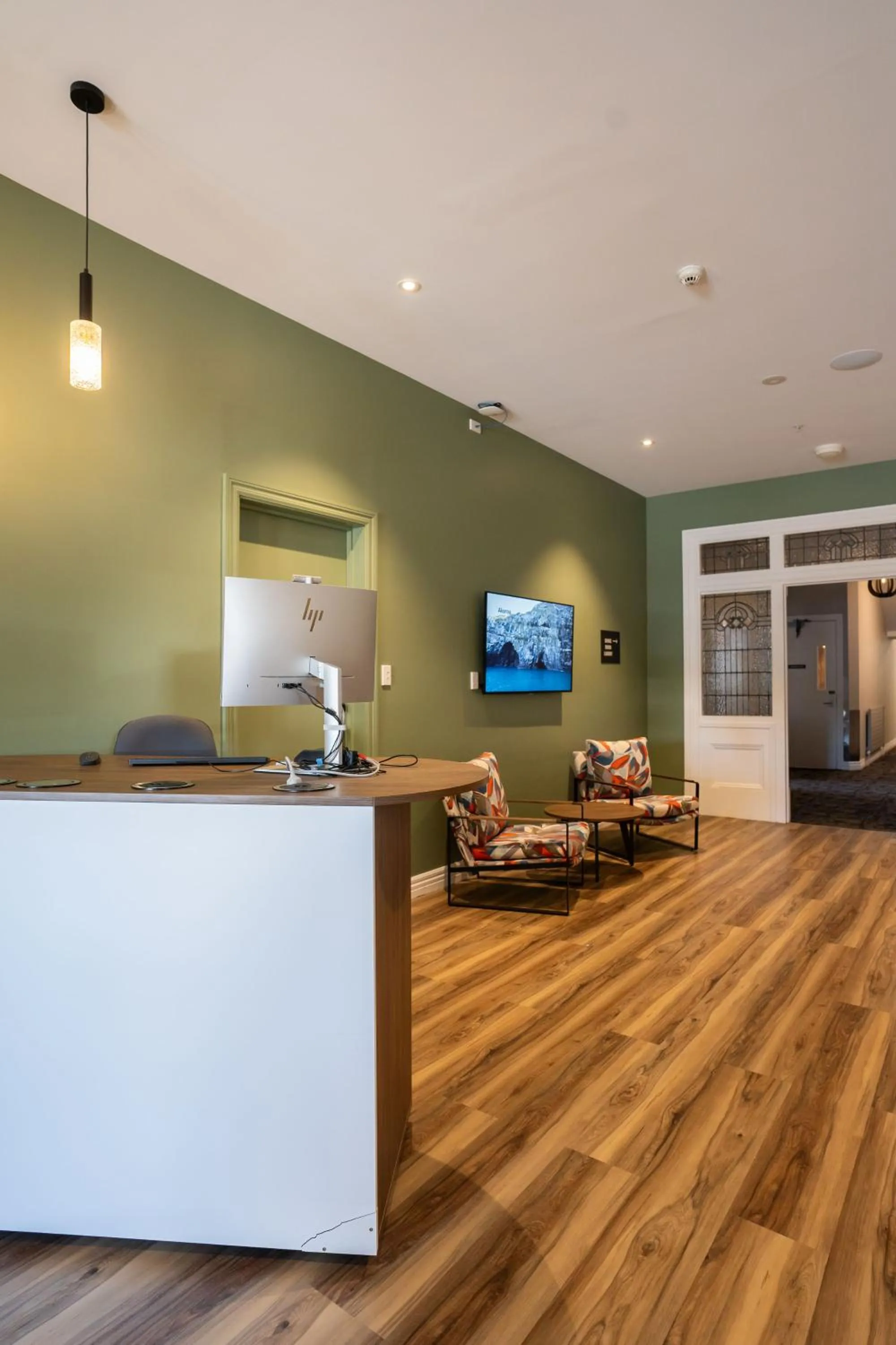 Communal lounge/ TV room in Haka House Christchurch