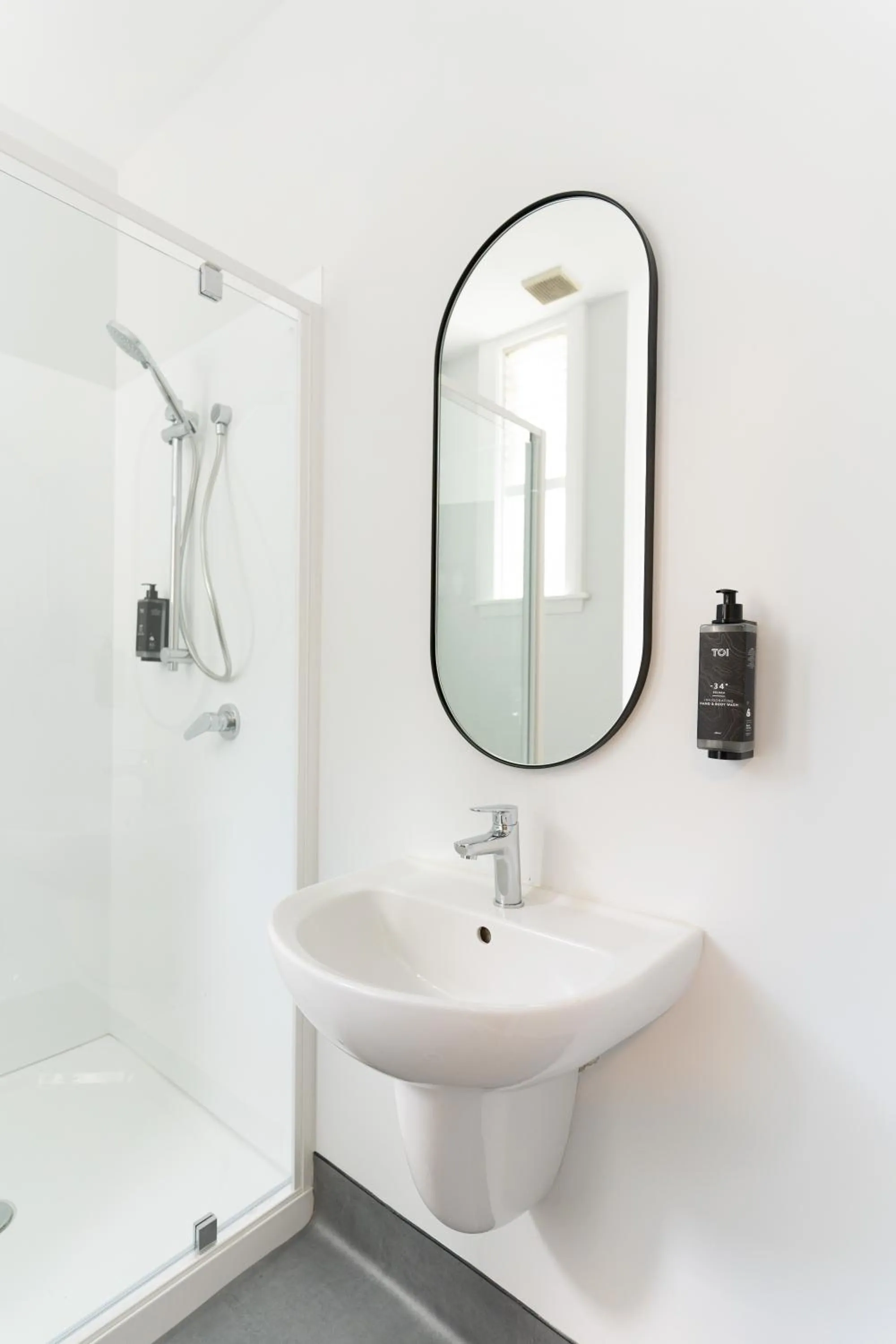 Shower in Haka House Christchurch