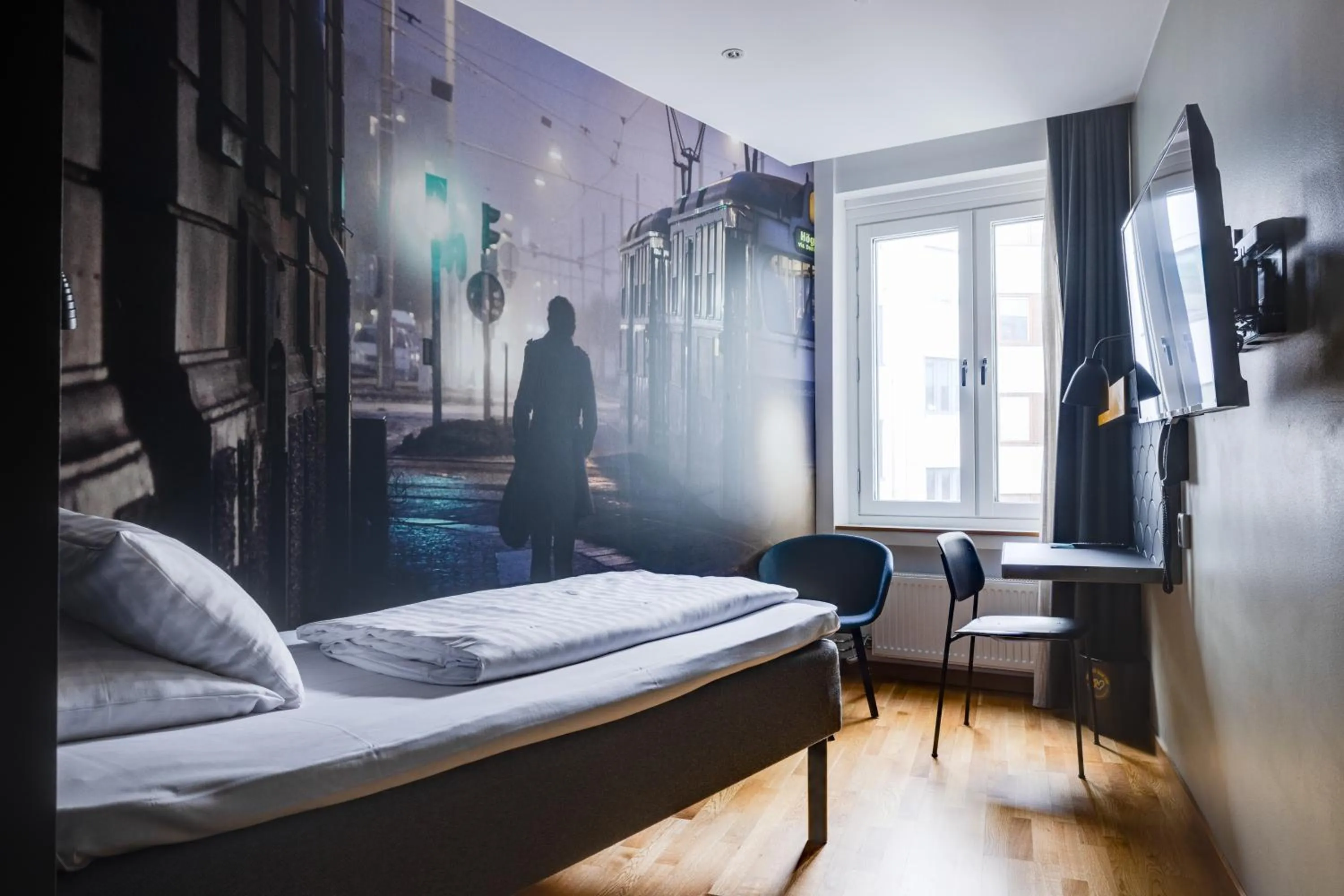 Bed in Comfort Hotel Göteborg