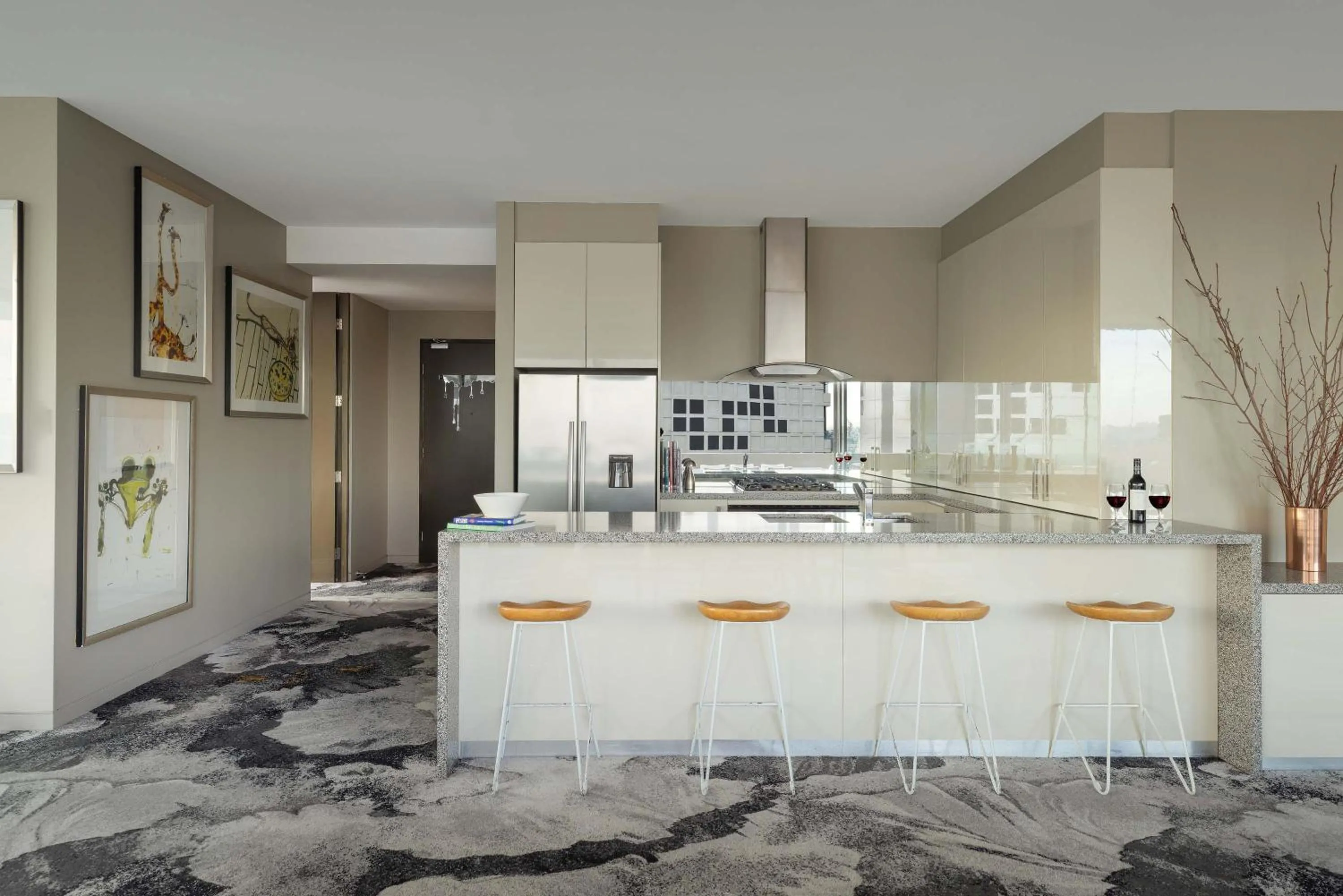 kitchen in The Olsen Melbourne Art Series