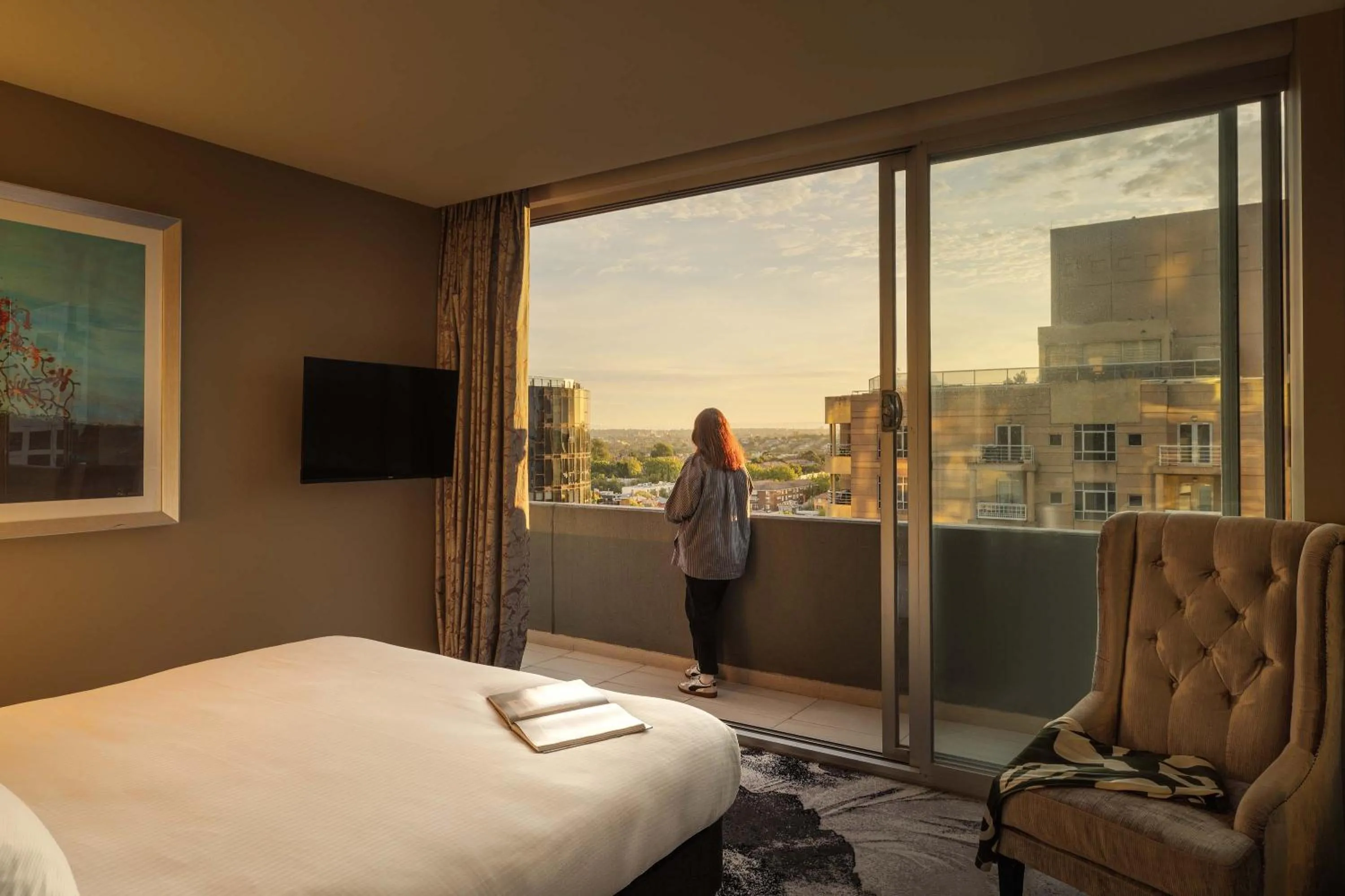 Bedroom, Bed in The Olsen Melbourne Art Series