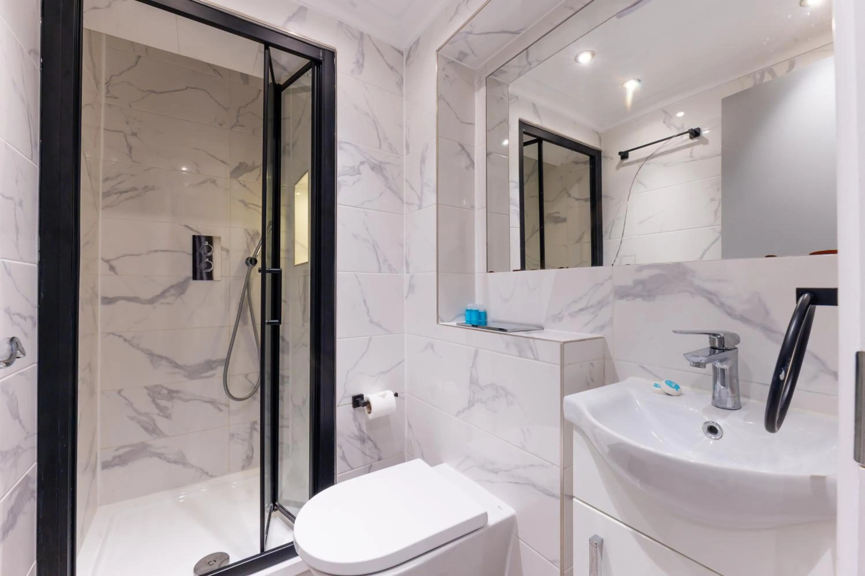 Toilet in Belmont Hotel