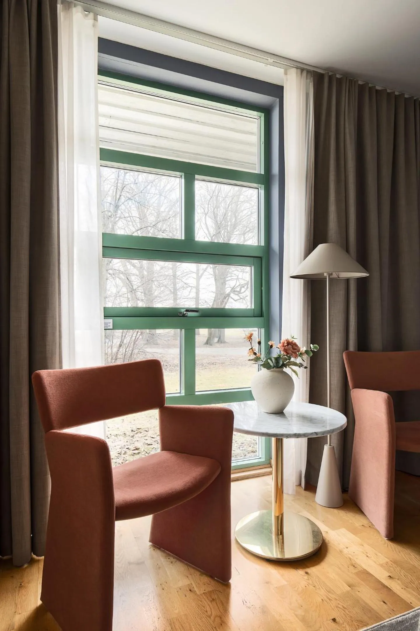 Seating area in Villa Källhagen