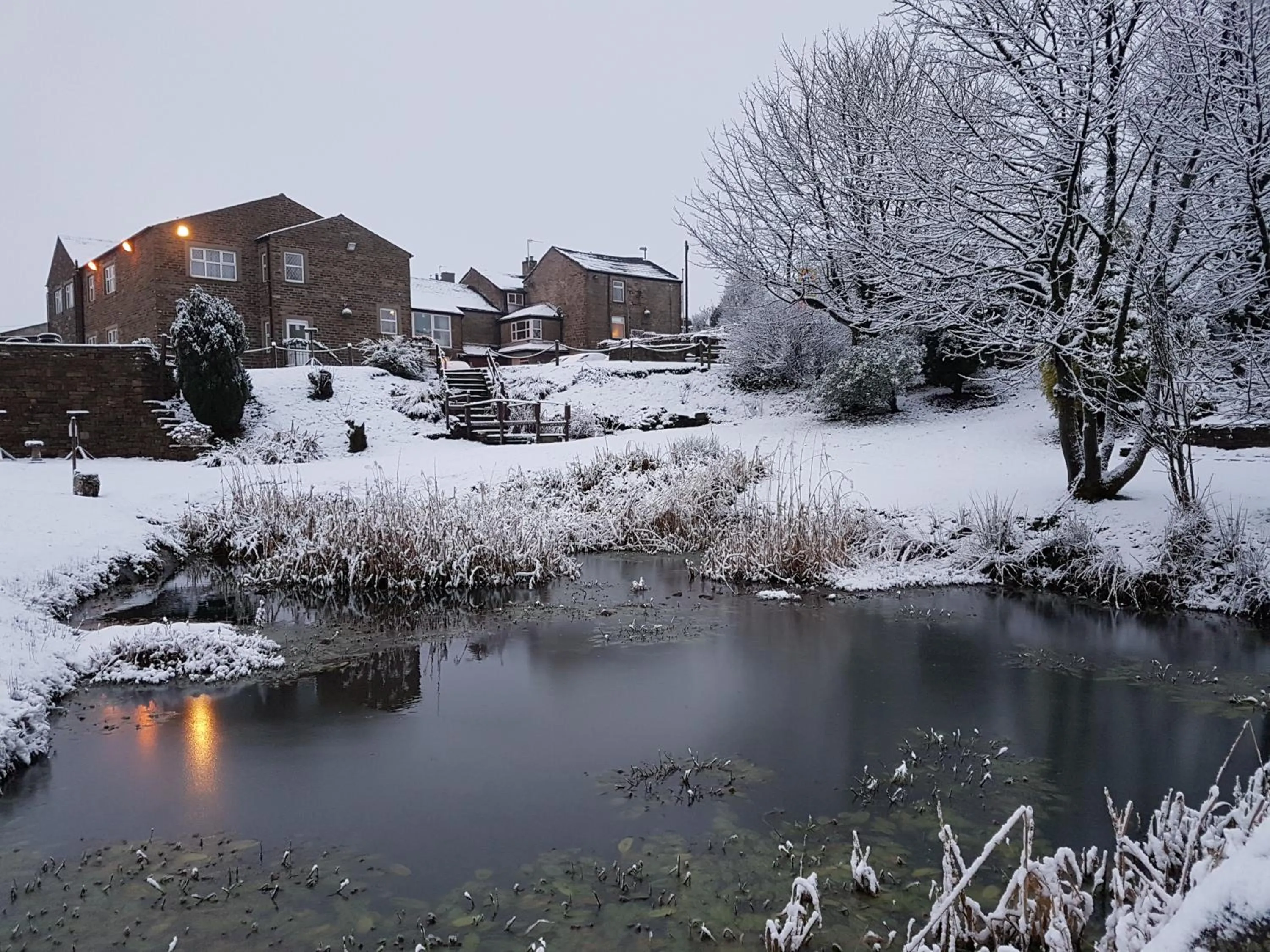 Garden view in Grains Bar Hotel