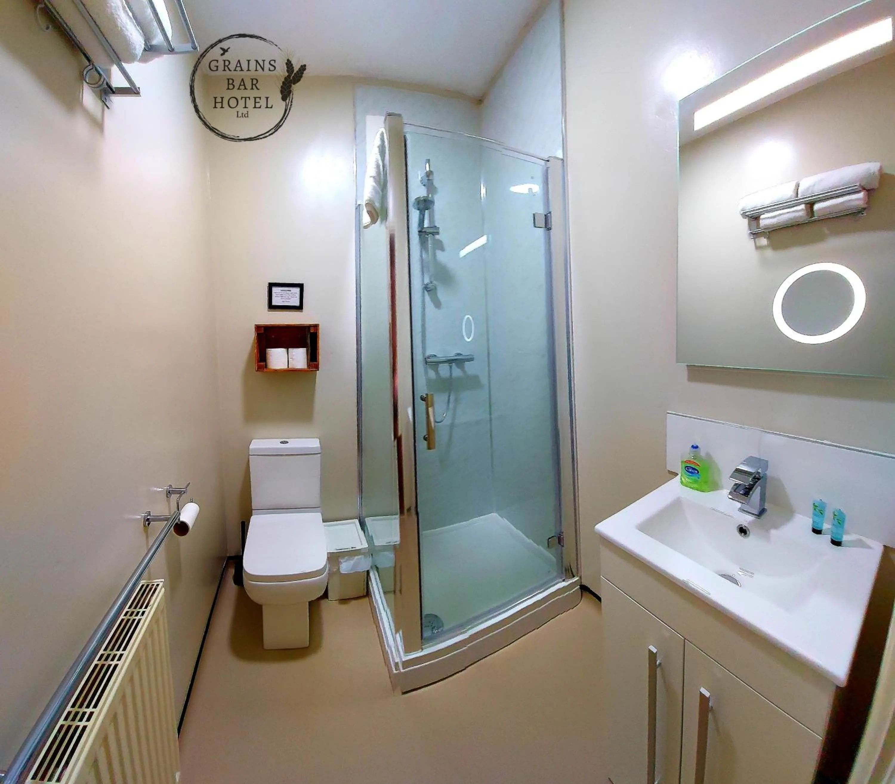 Bathroom in Grains Bar Hotel