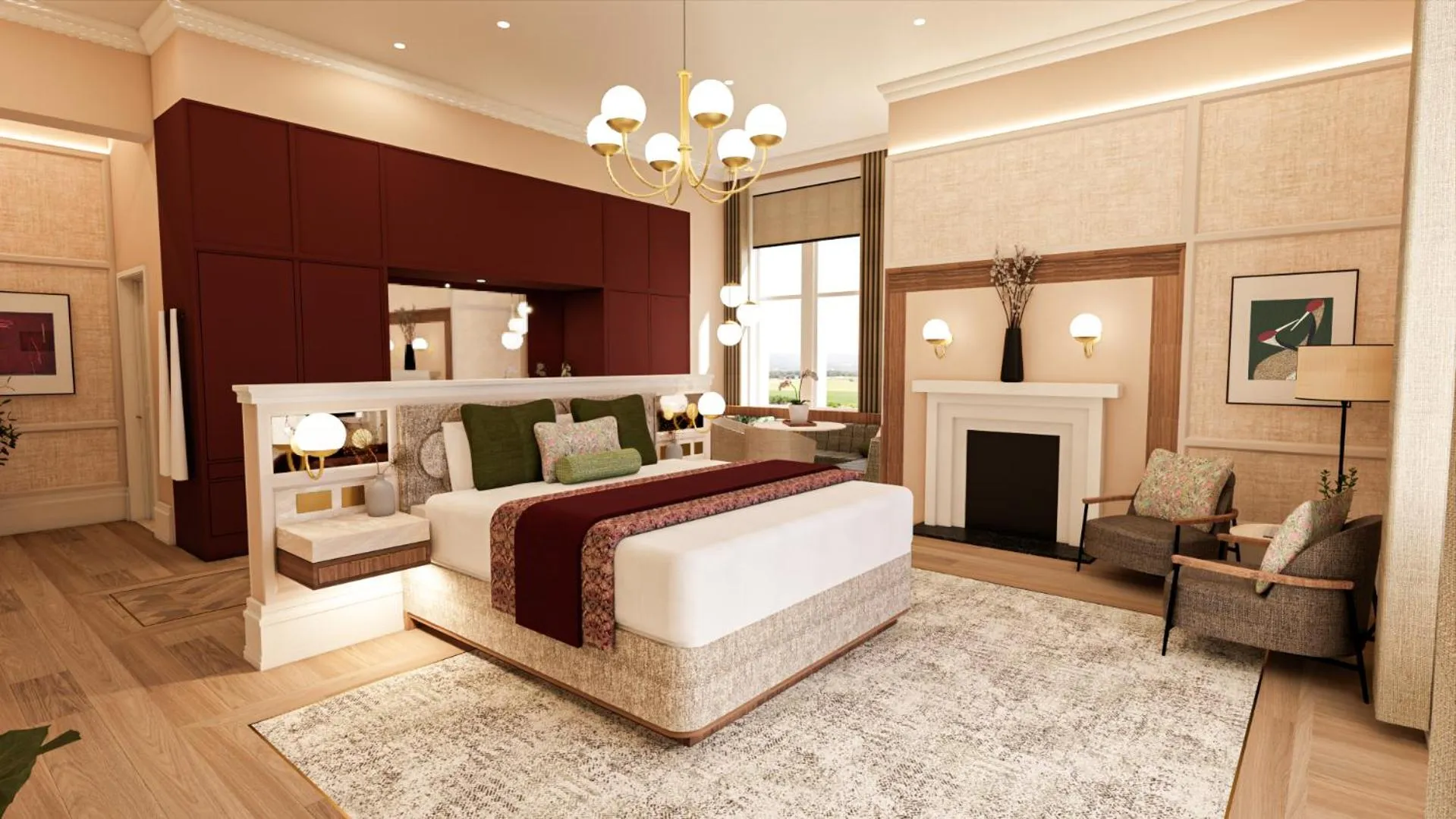 Photo of the whole room, Bed in Rockliffe Hall Hotel Golf & Spa