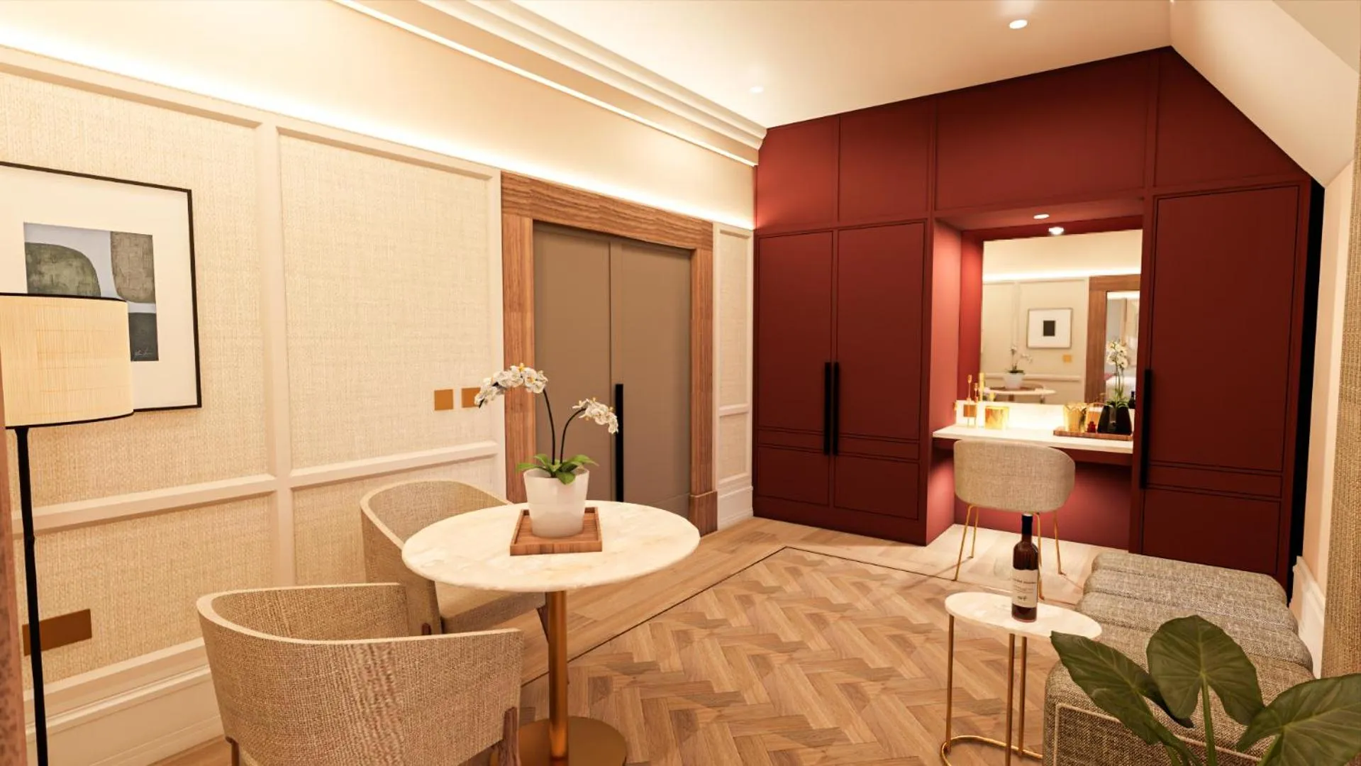 Seating area in Rockliffe Hall Hotel Golf & Spa