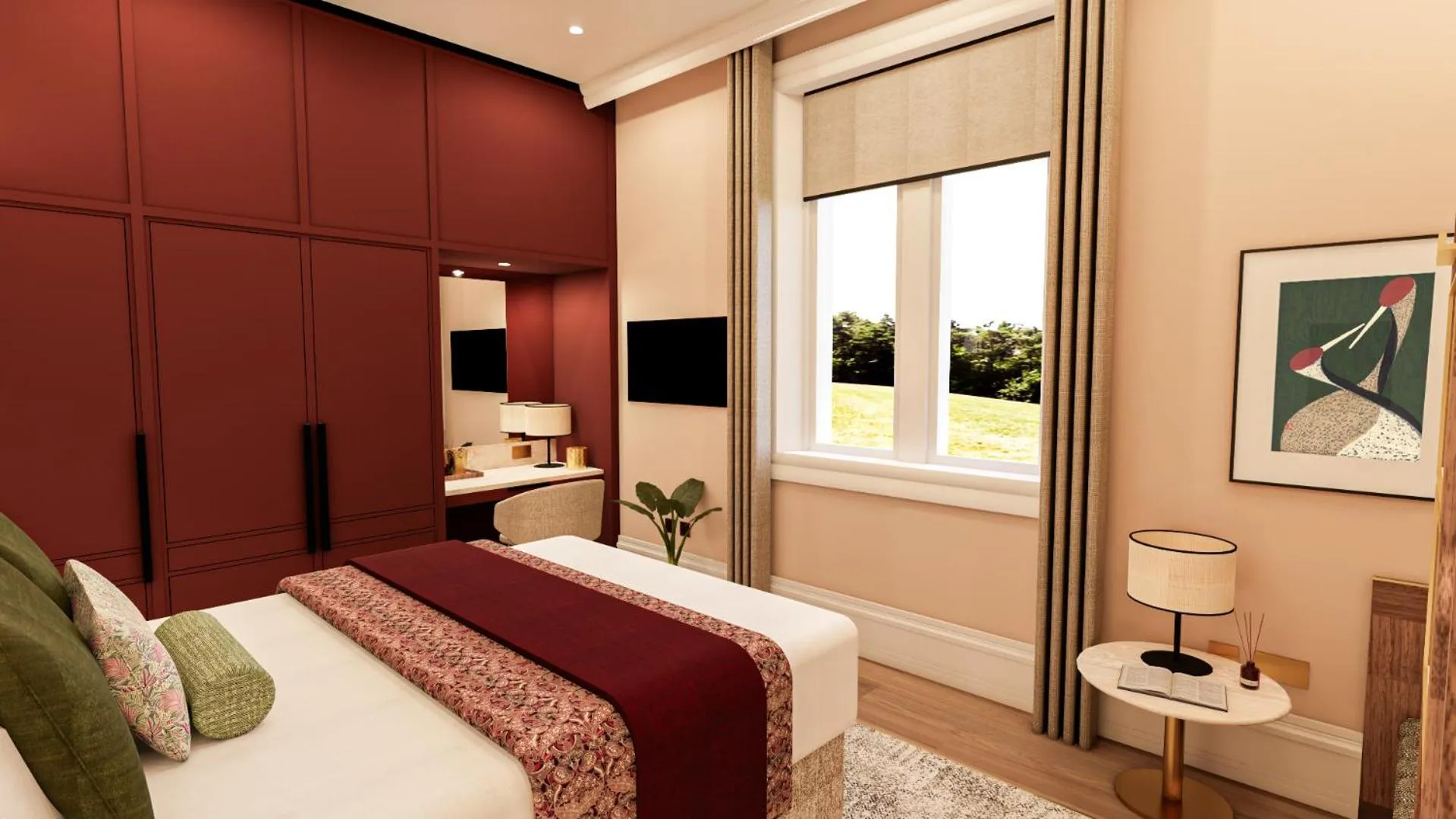 Bedroom, Bed in Rockliffe Hall Hotel Golf & Spa