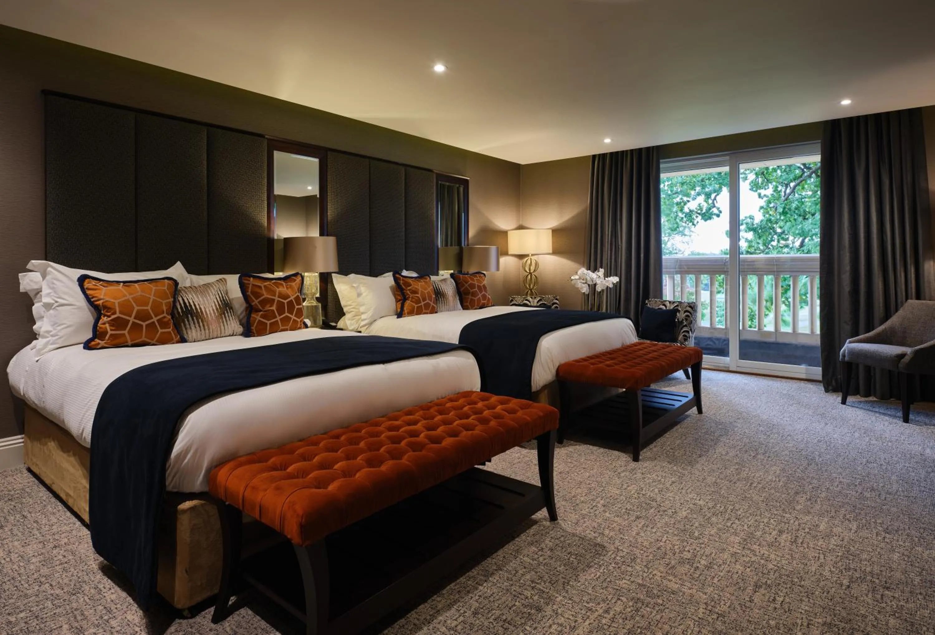 Bed in Rockliffe Hall Hotel Golf & Spa