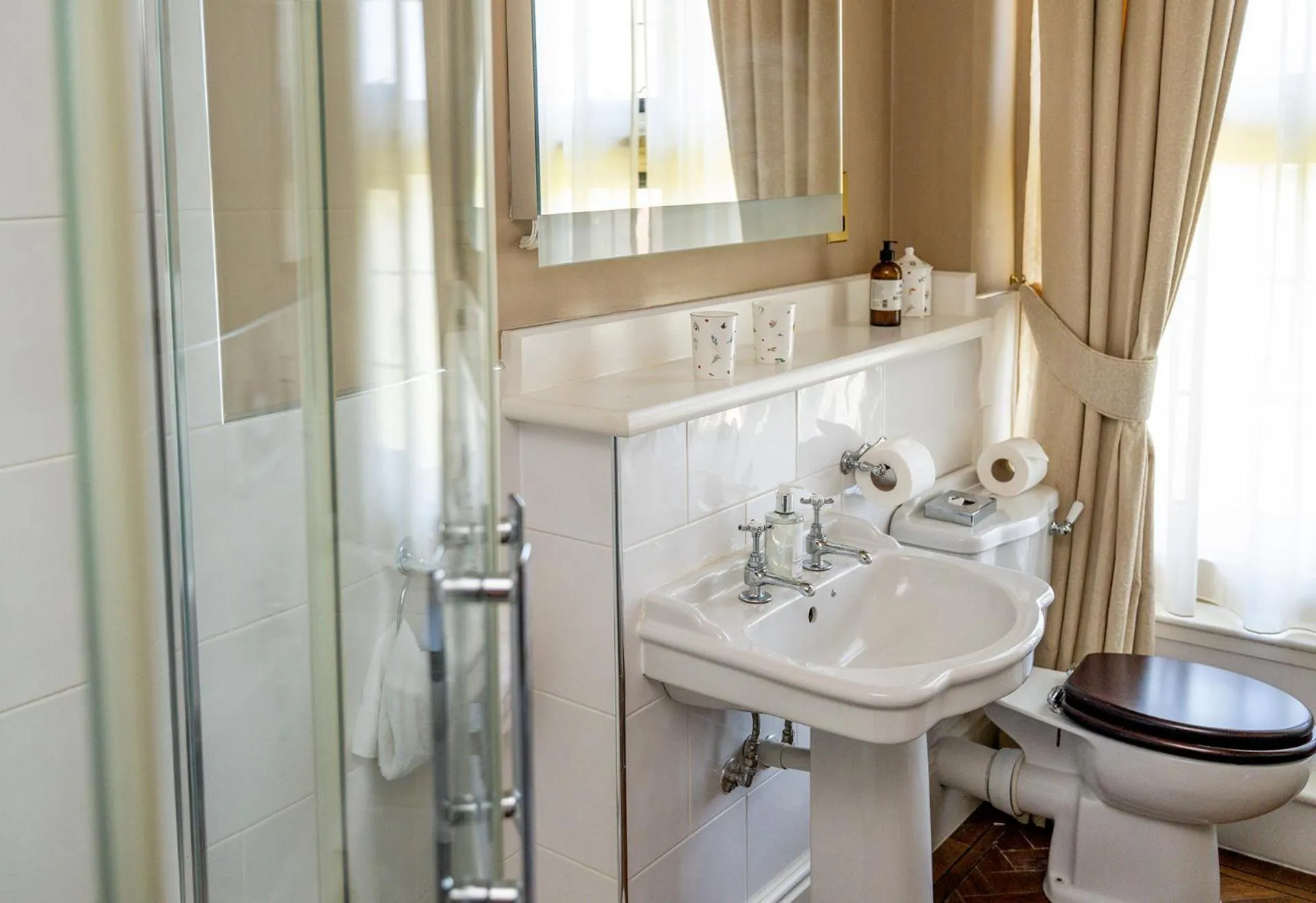 Bathroom in Llangoed Hall