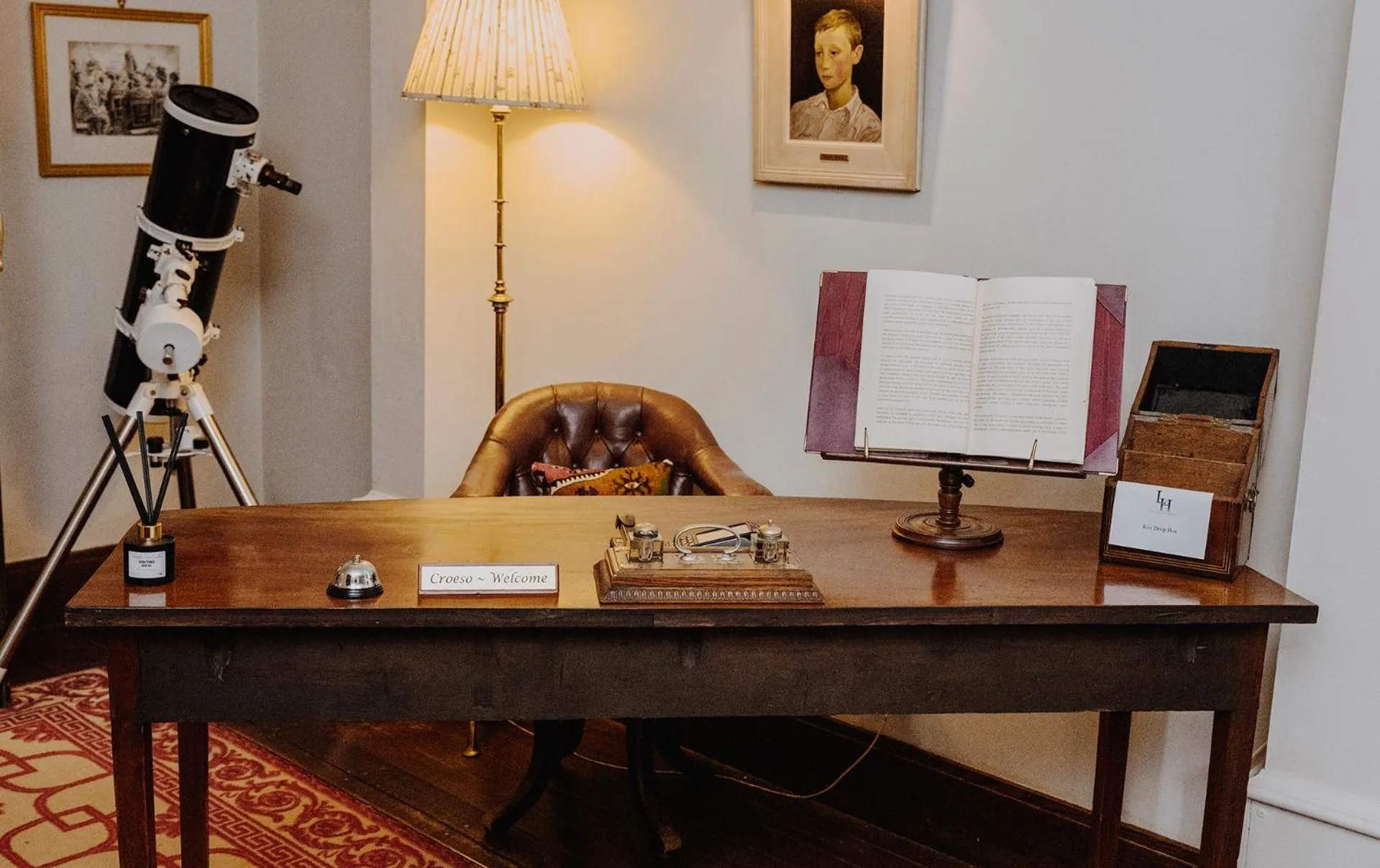 Property building in Llangoed Hall