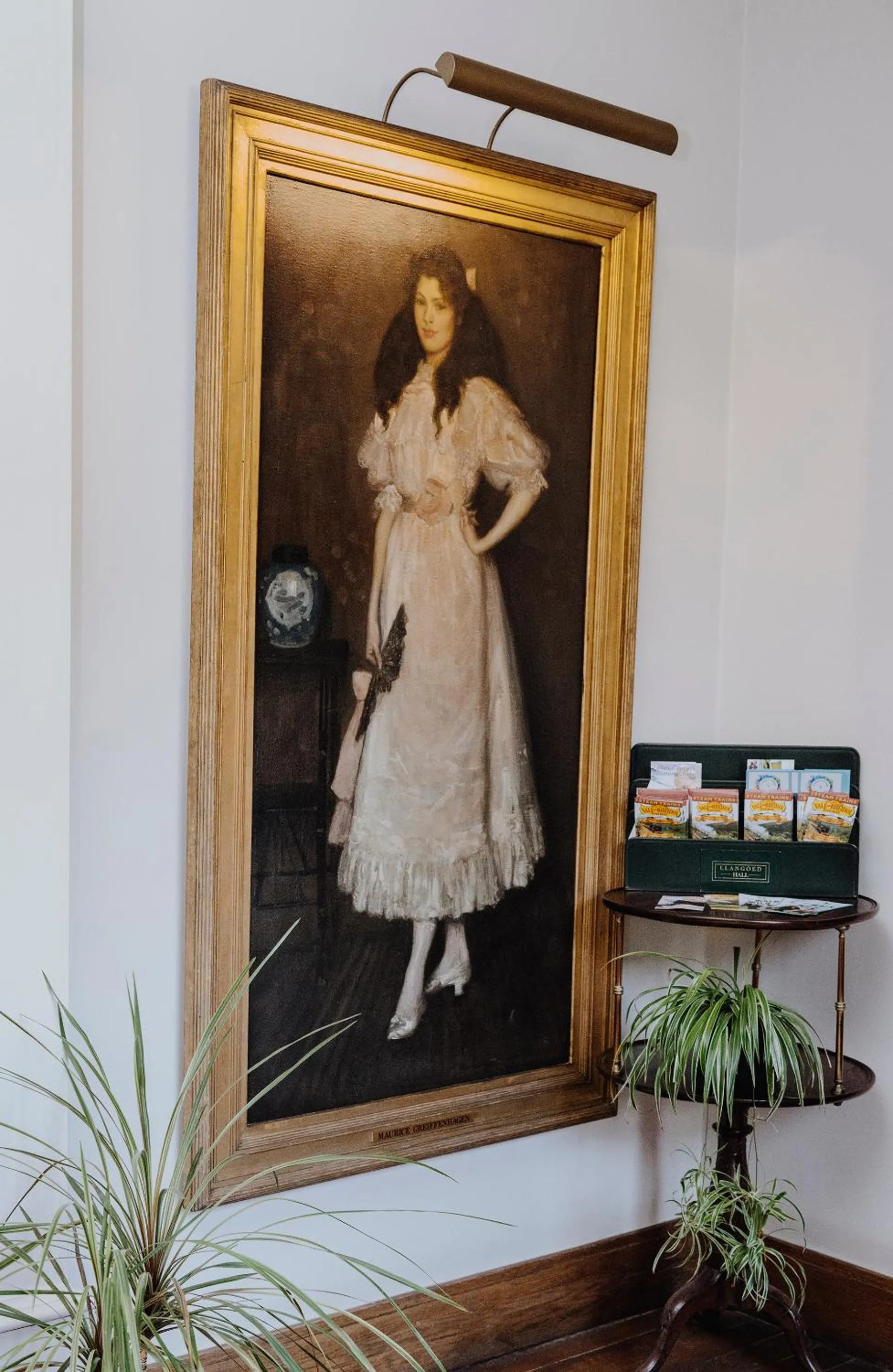 Decorative detail in Llangoed Hall