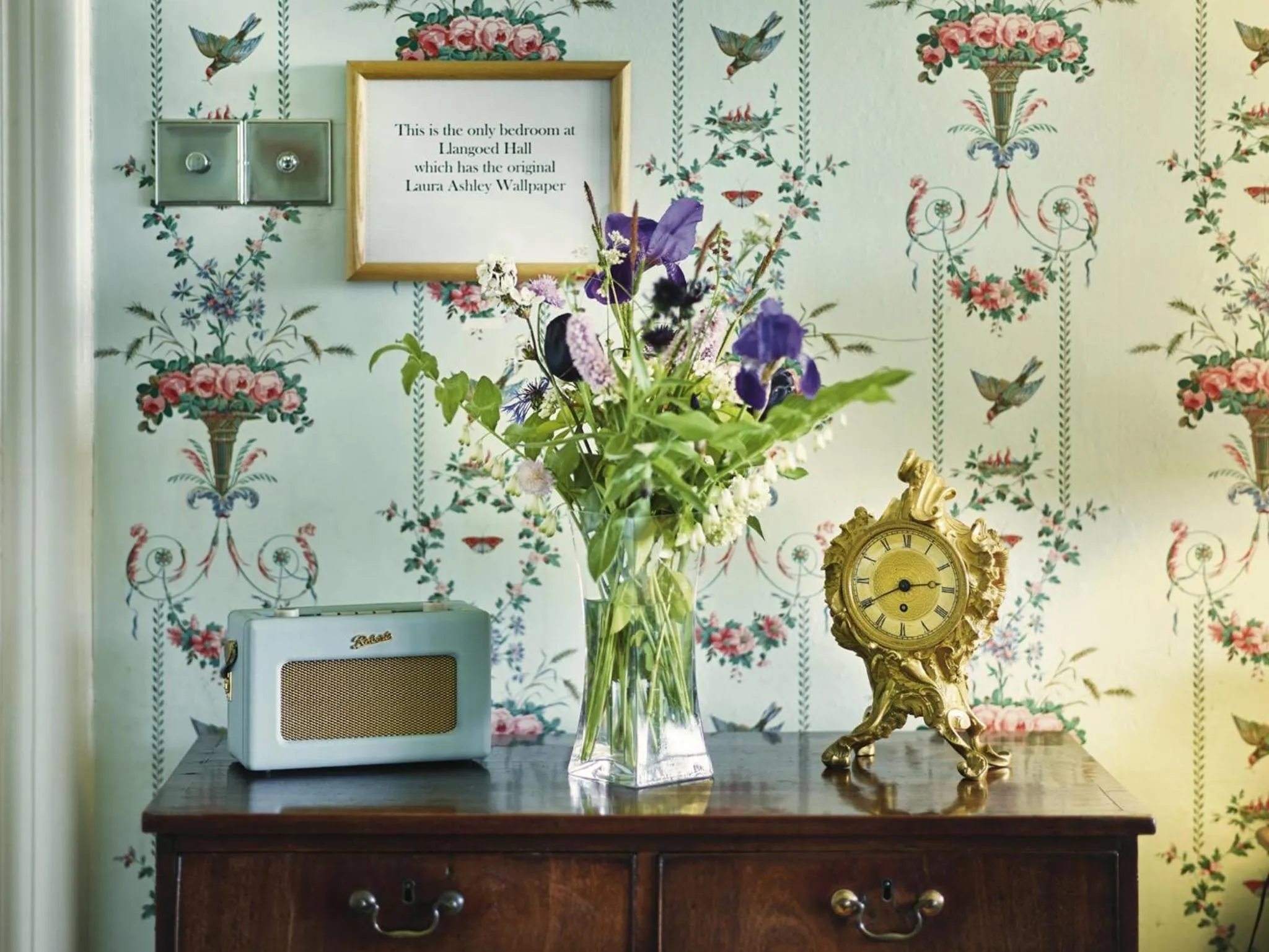 Decorative detail in Llangoed Hall