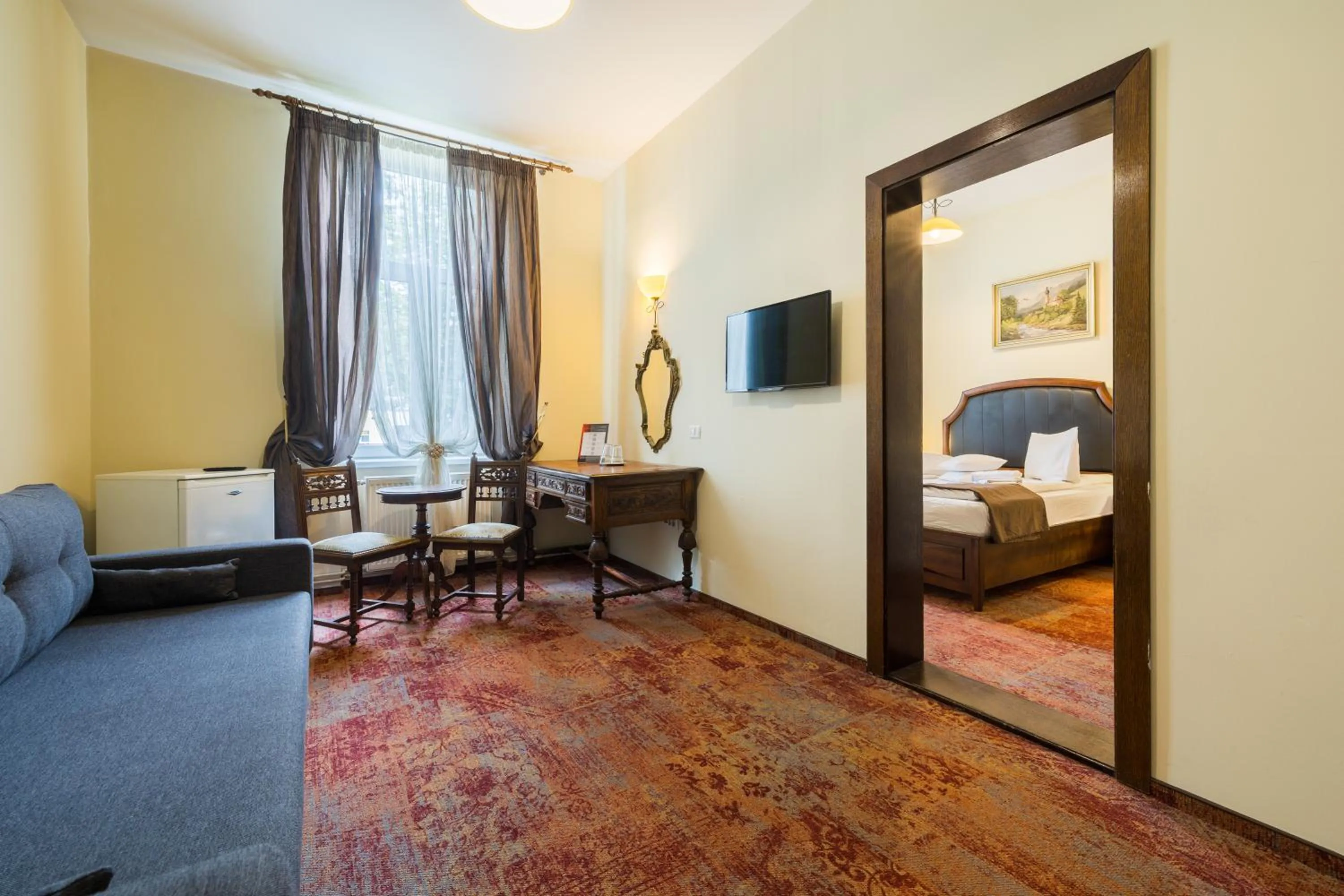 Living room, Bed in Residence Ambient