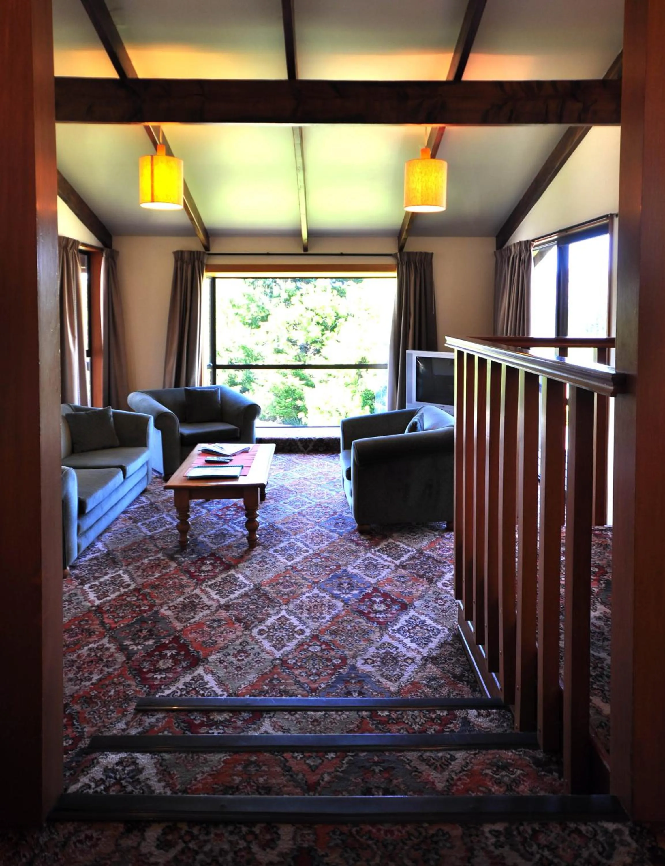 Living room in Greenacres Alpine Chalets & Villas