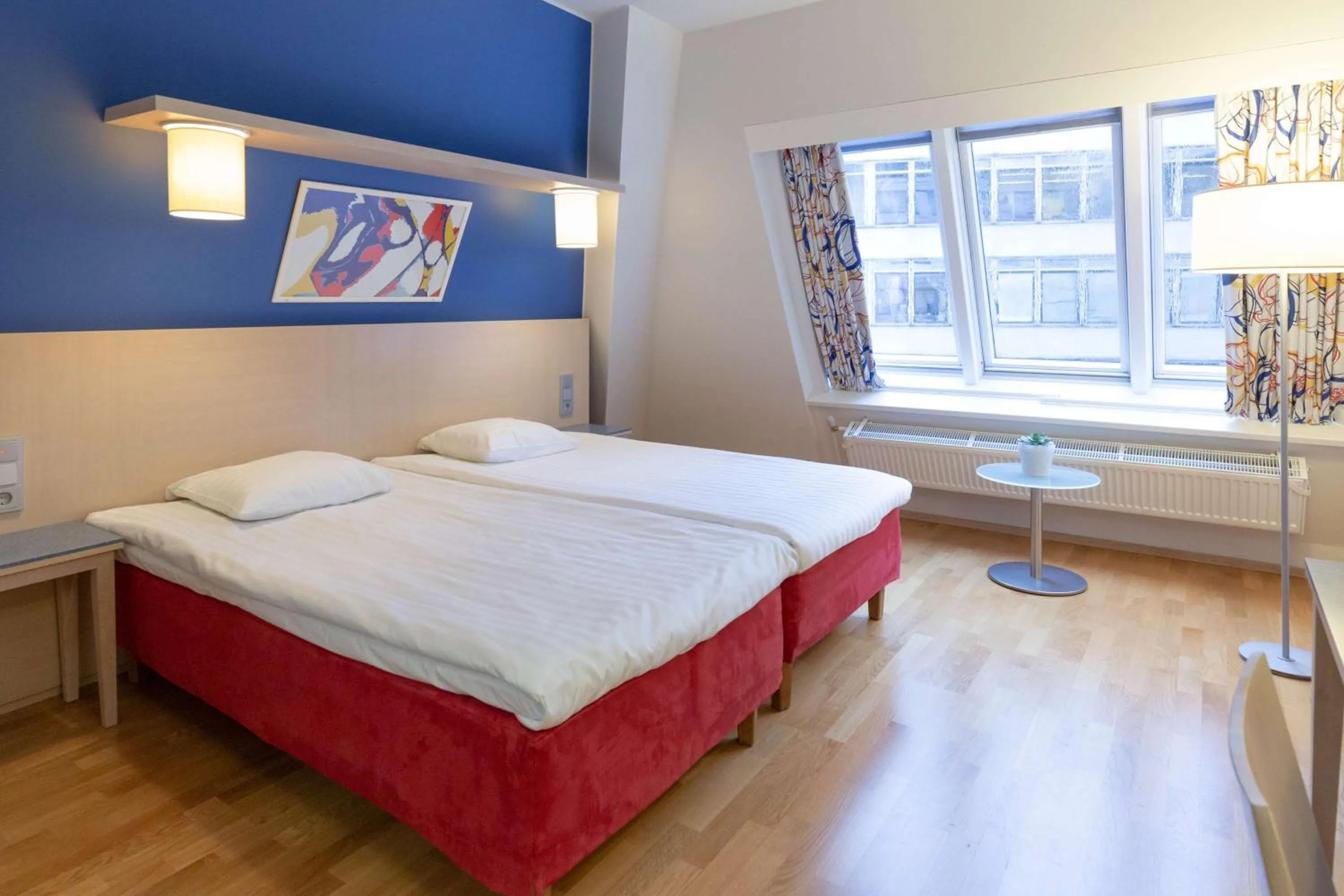 Bedroom, Bed in Scandic Hakaniemi