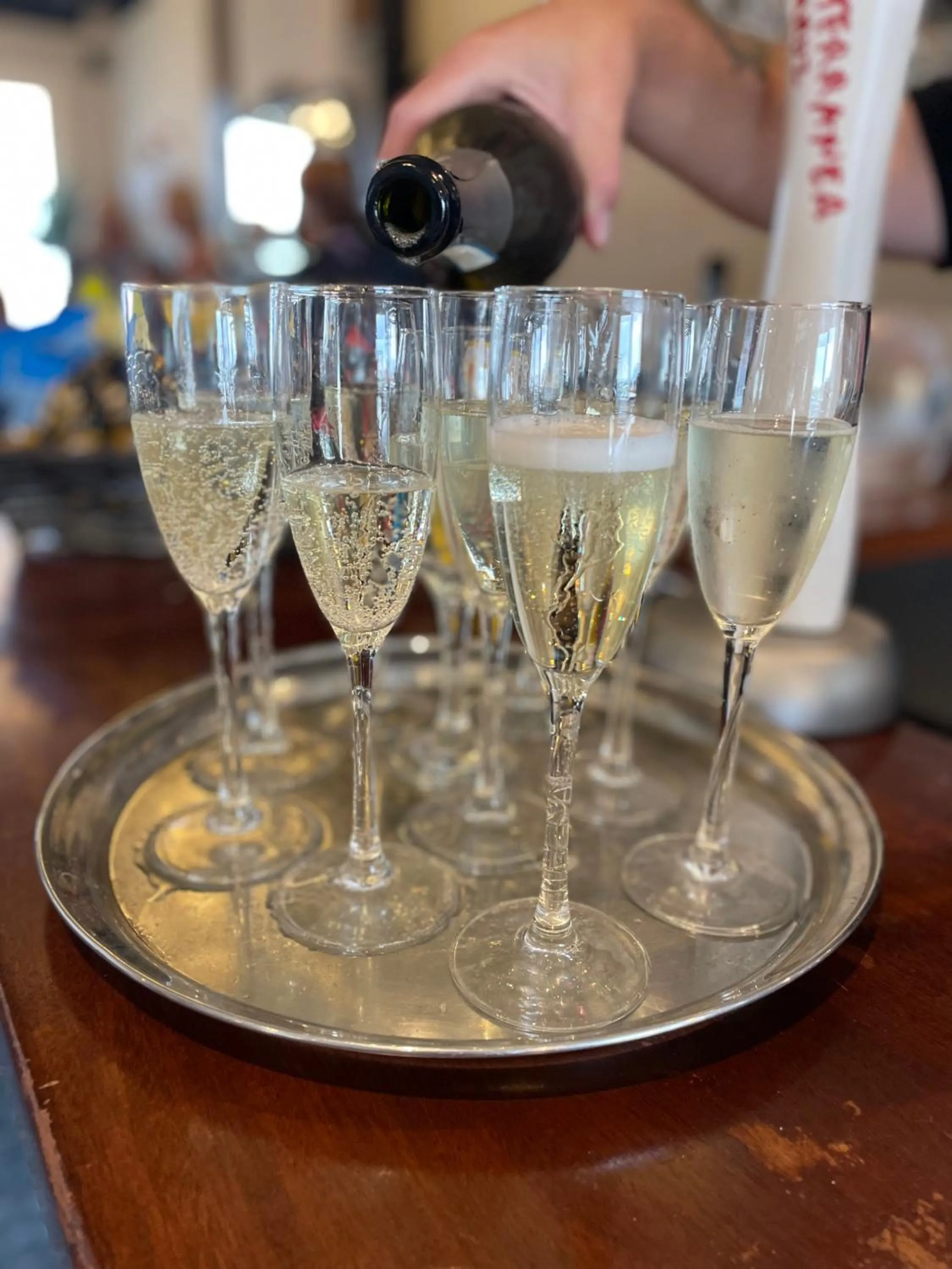 Food and drinks in The Lilly Restaurant With Rooms