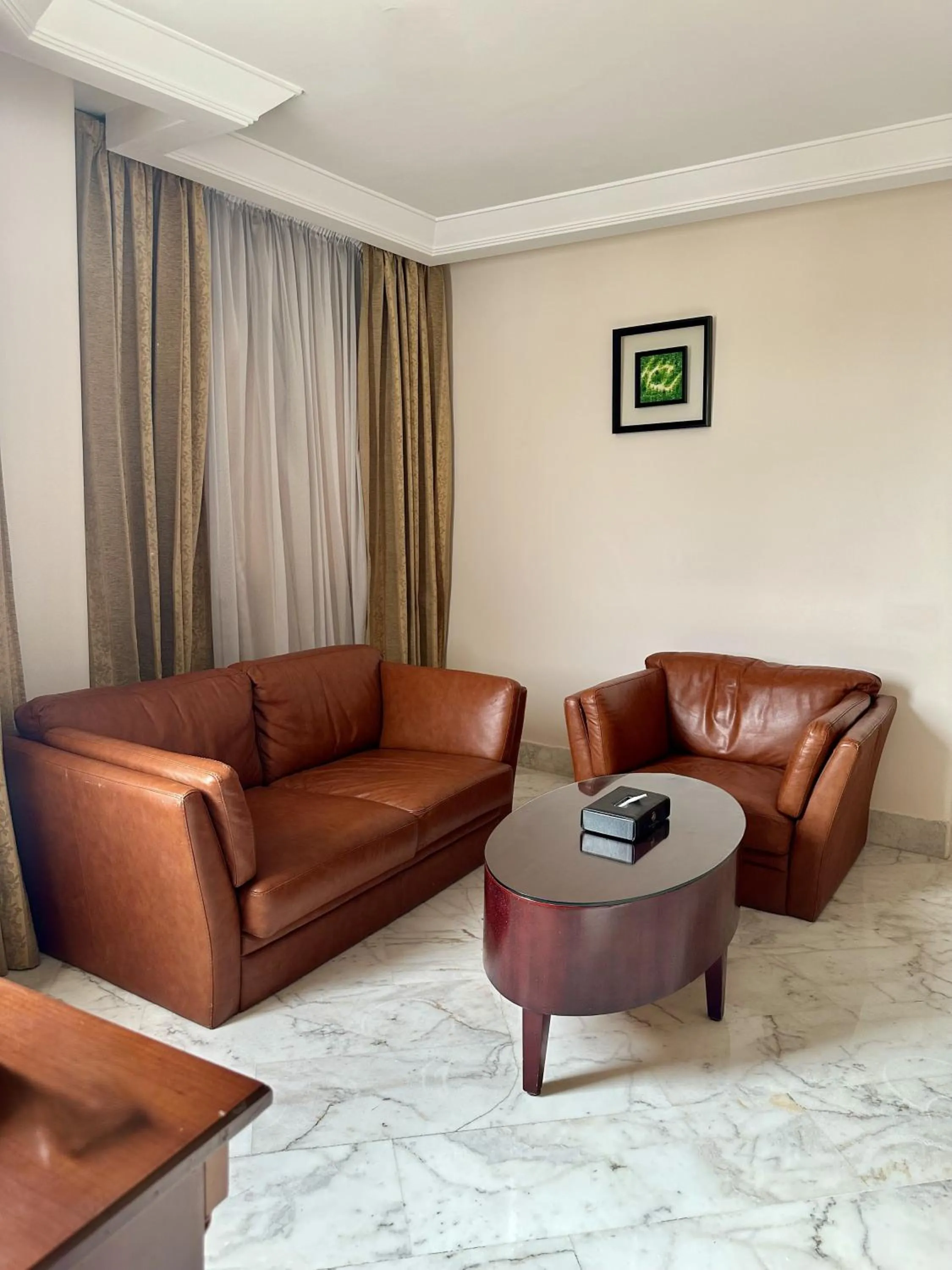 Living room in Tunis Grand Hotel