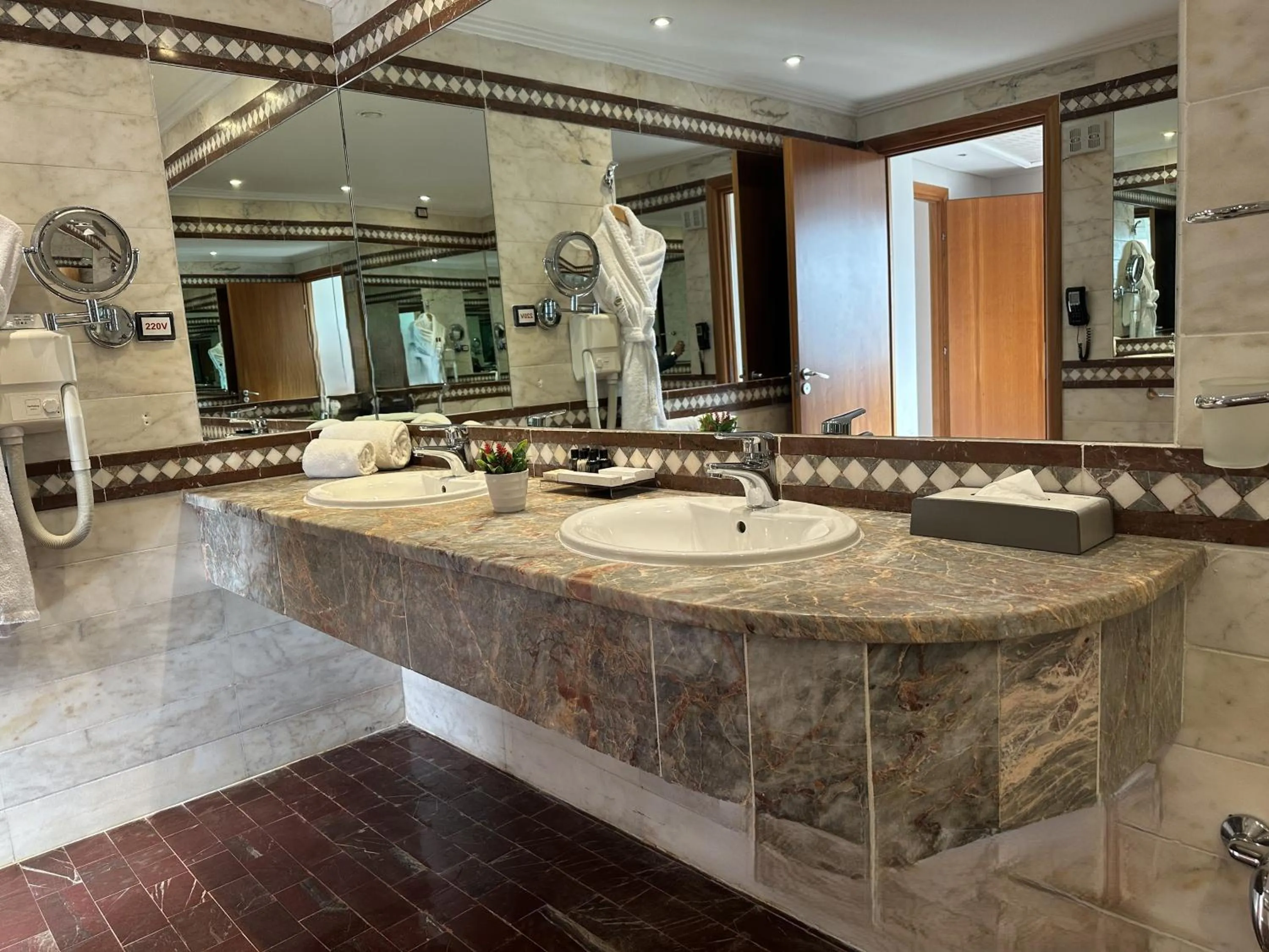 Bathroom in Tunis Grand Hotel