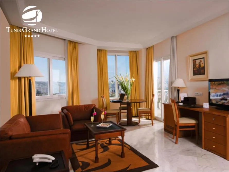 Living room in Tunis Grand Hotel