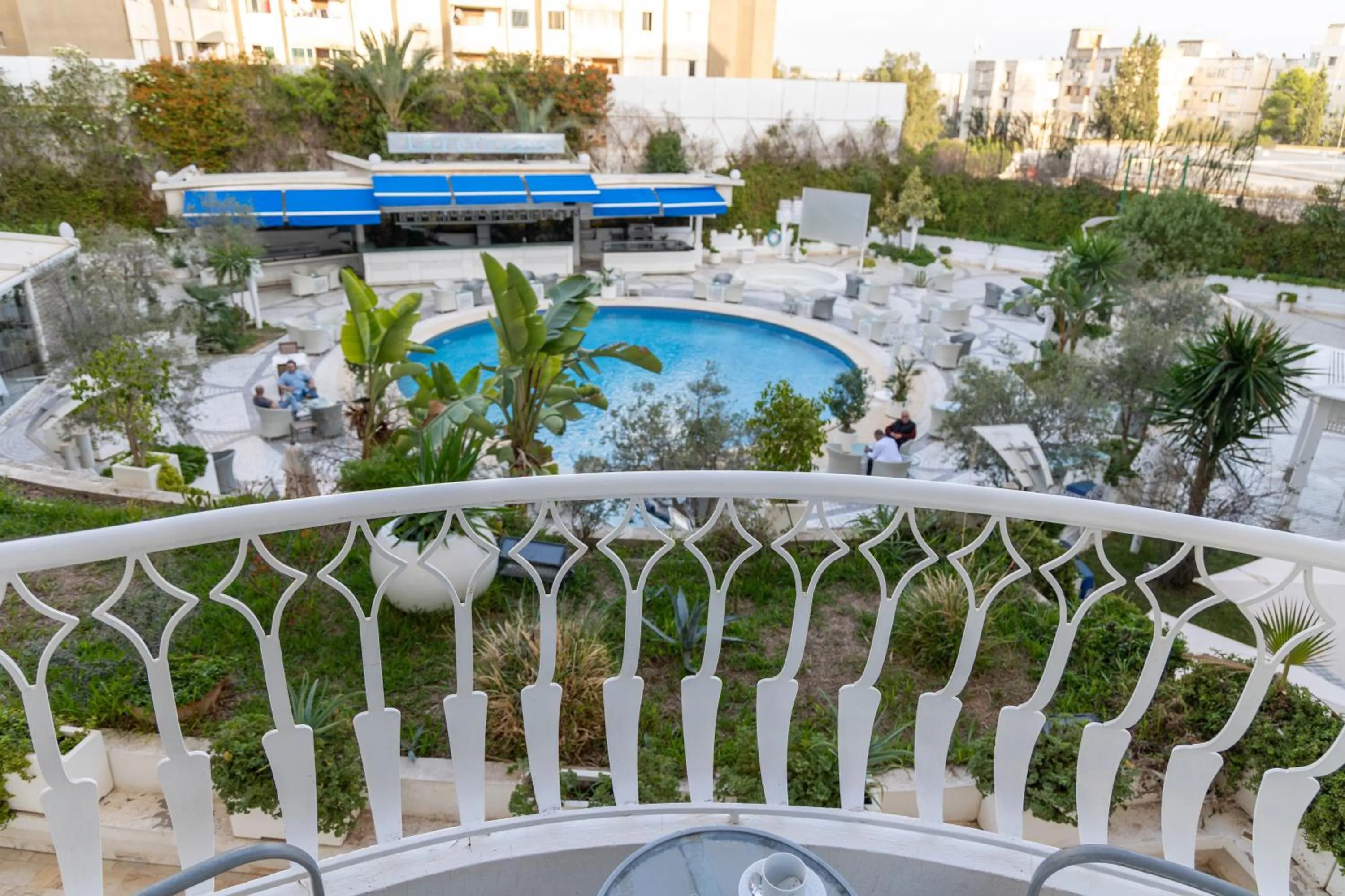 Garden view in Tunis Grand Hotel