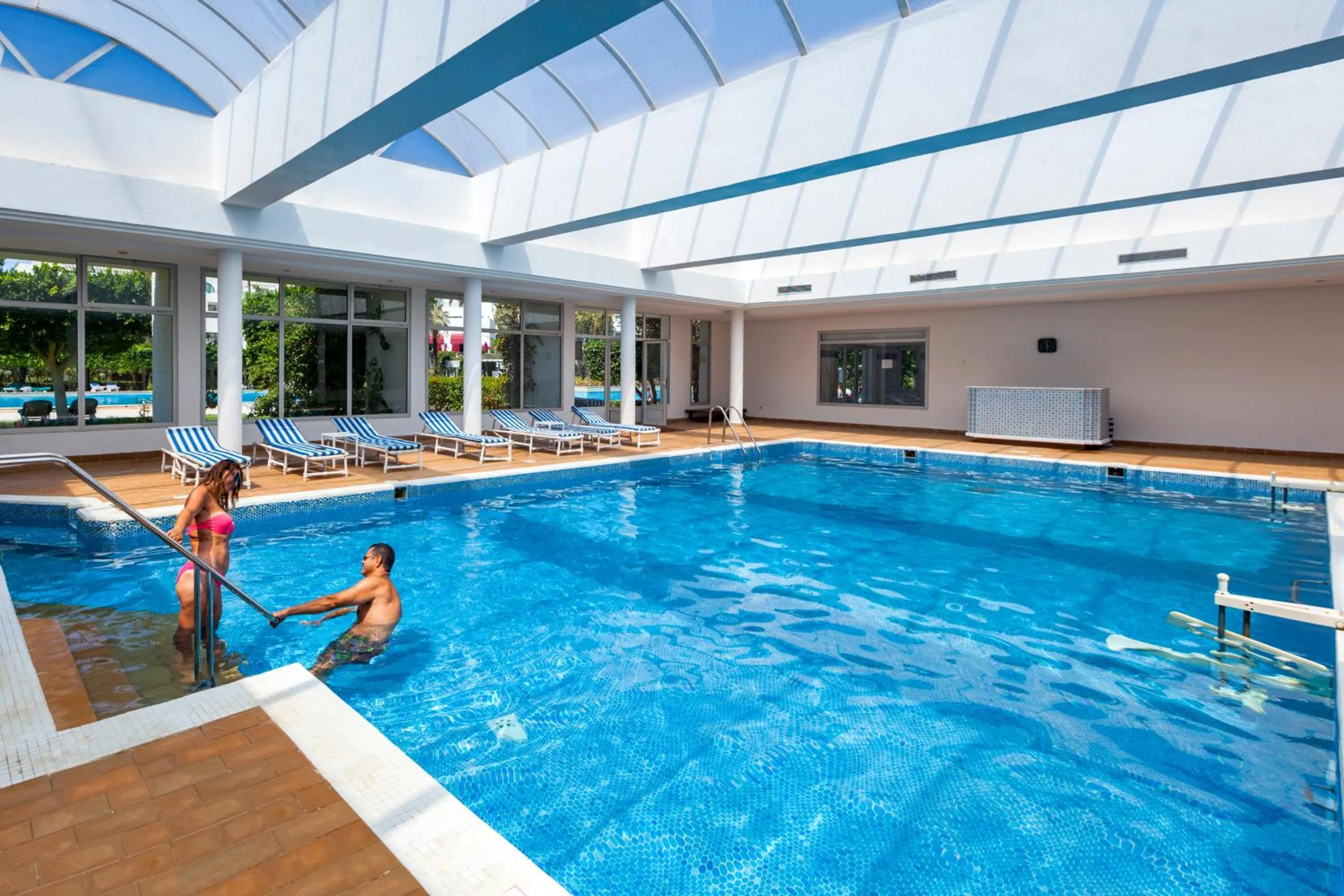 Swimming pool in Hasdrubal Thalassa & Spa Port El Kantaoui
