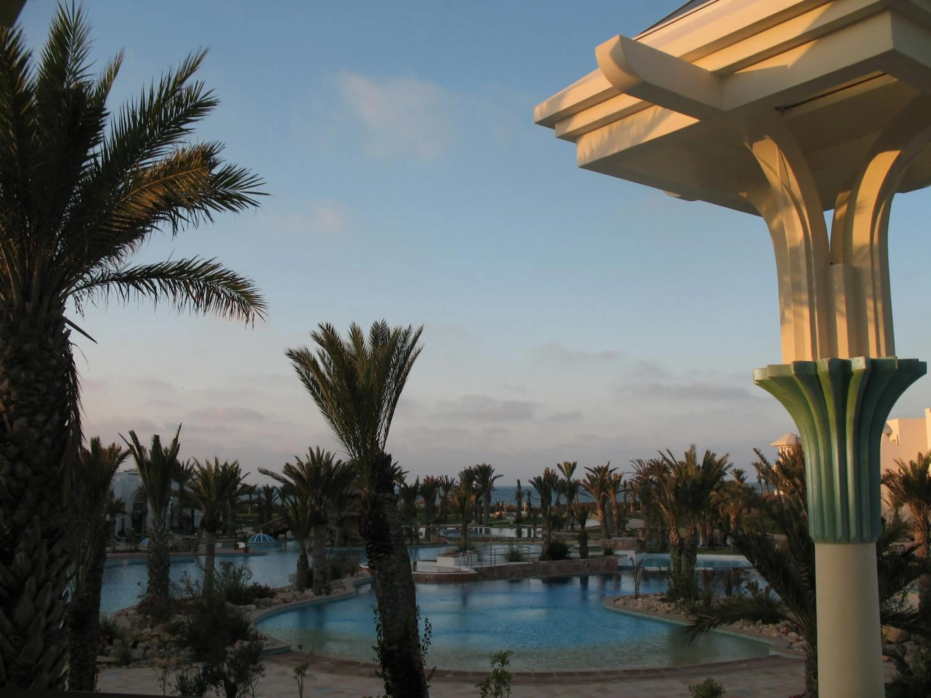 Pool view in Hasdrubal Prestige Thalassa & Spa Djerba