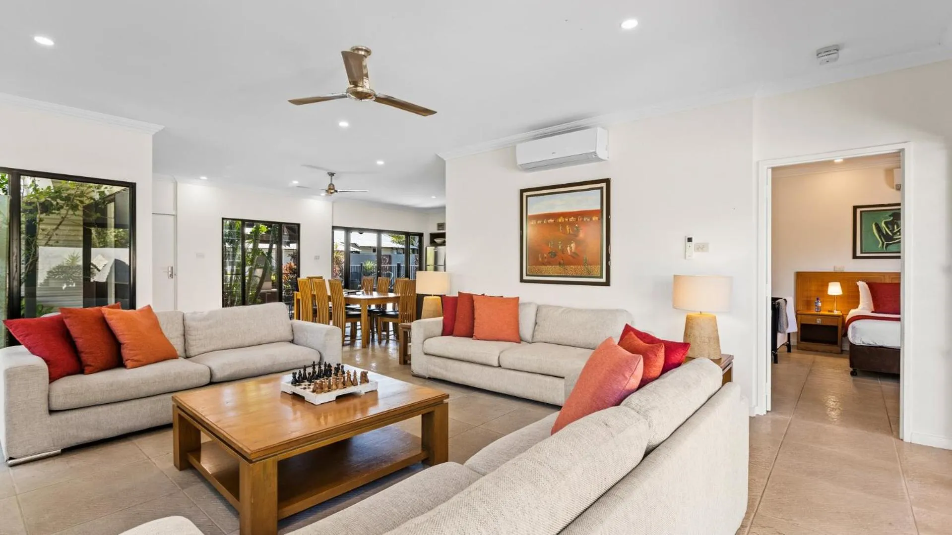 Living room in The Pearle of Cable Beach