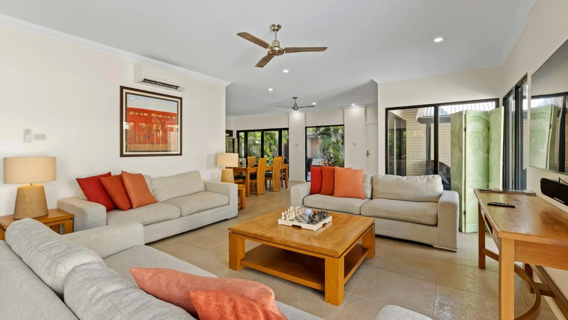 Living room in The Pearle of Cable Beach