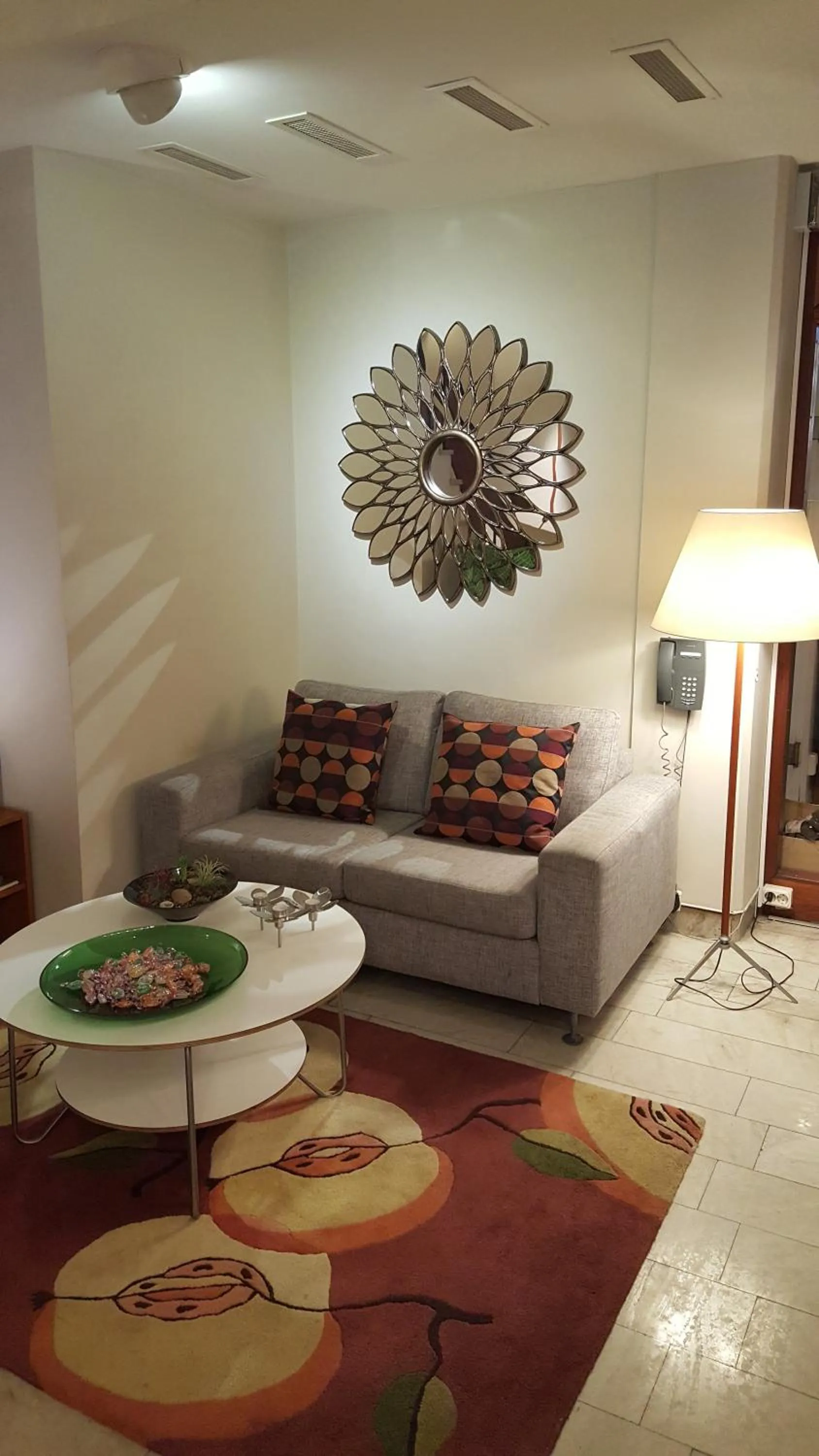 Seating area in Teaterhotellet