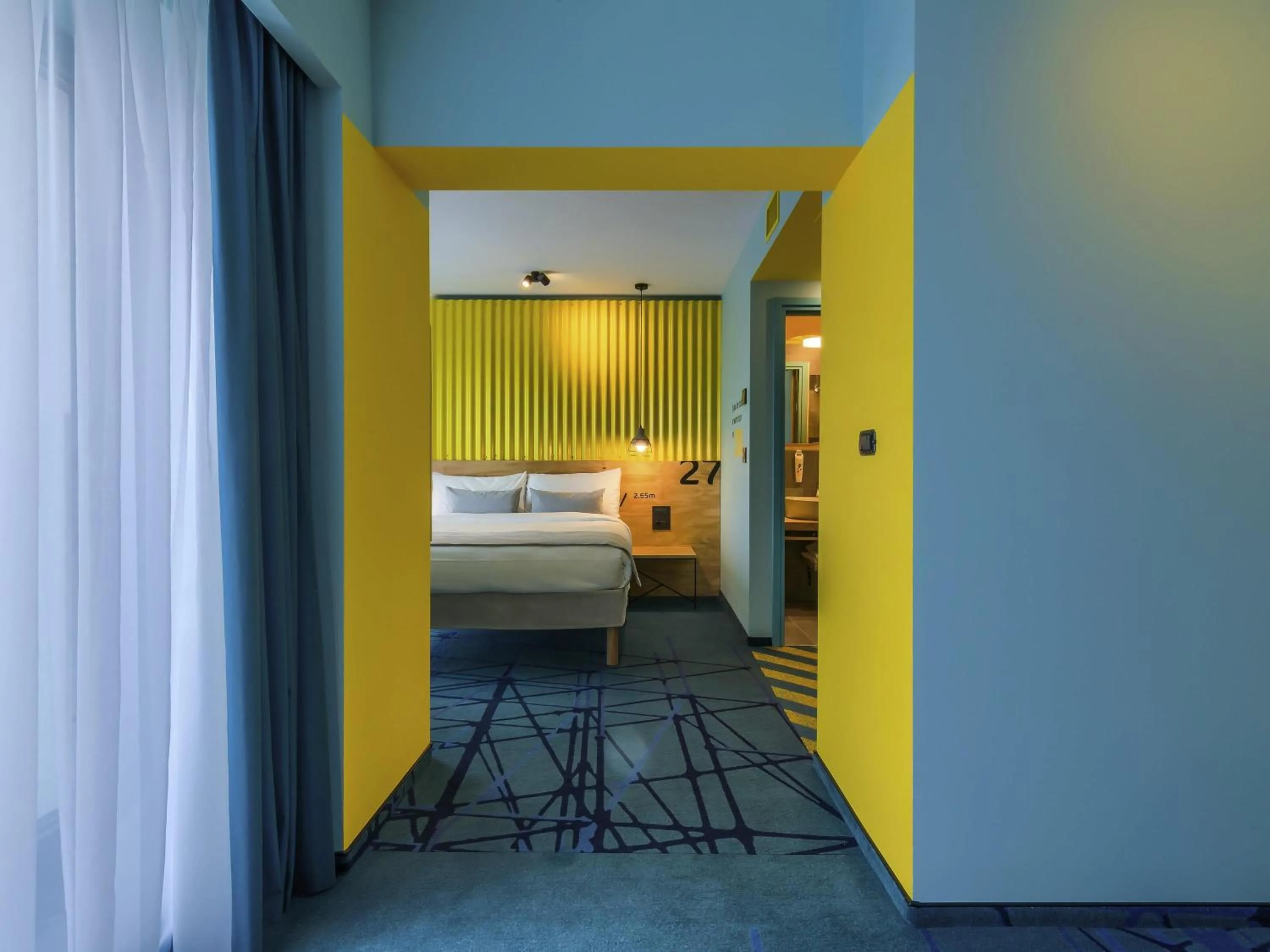 Bedroom, Bed in ibis Styles Bucharest Erbas