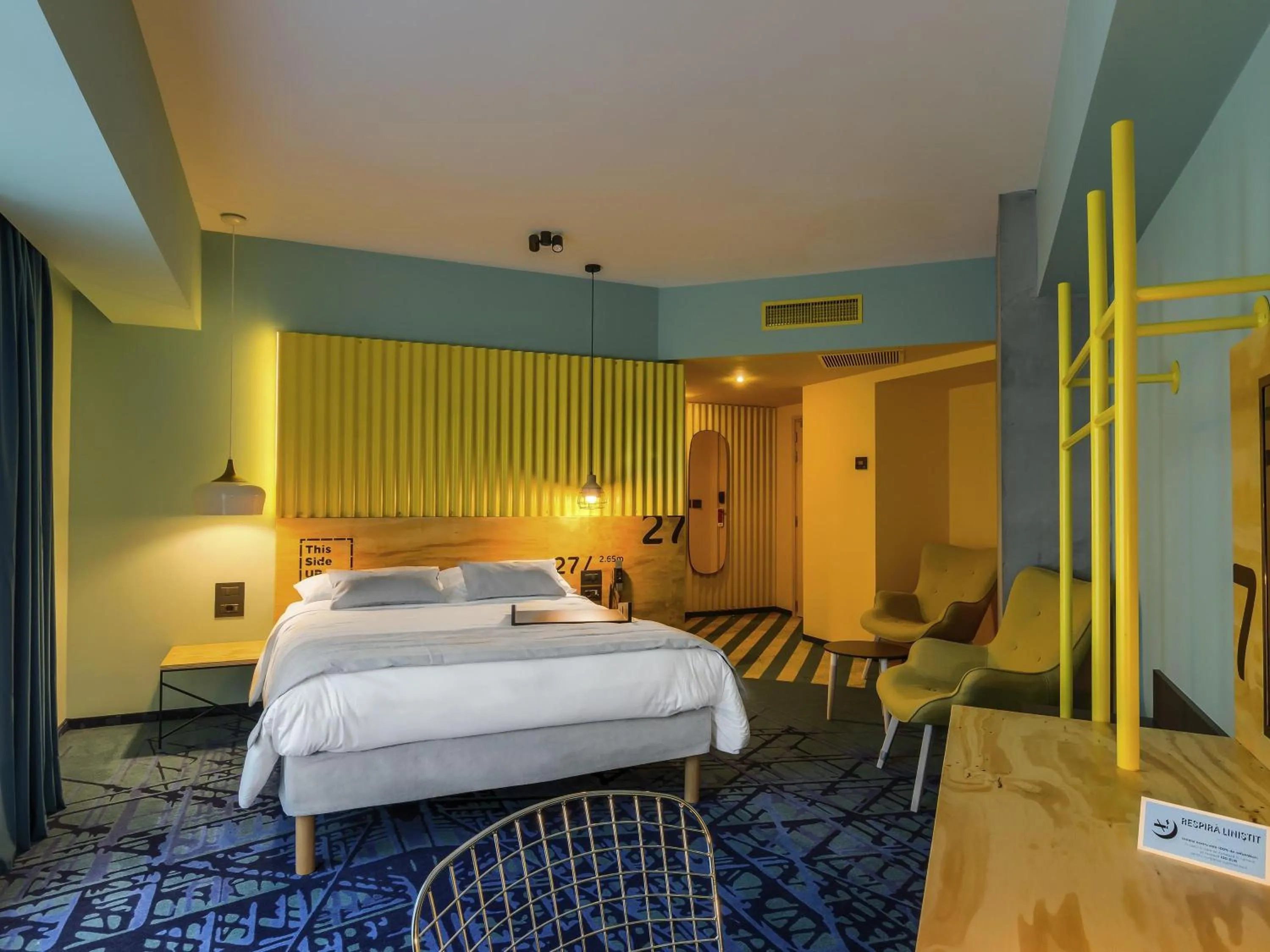 Bedroom, Bed in ibis Styles Bucharest Erbas