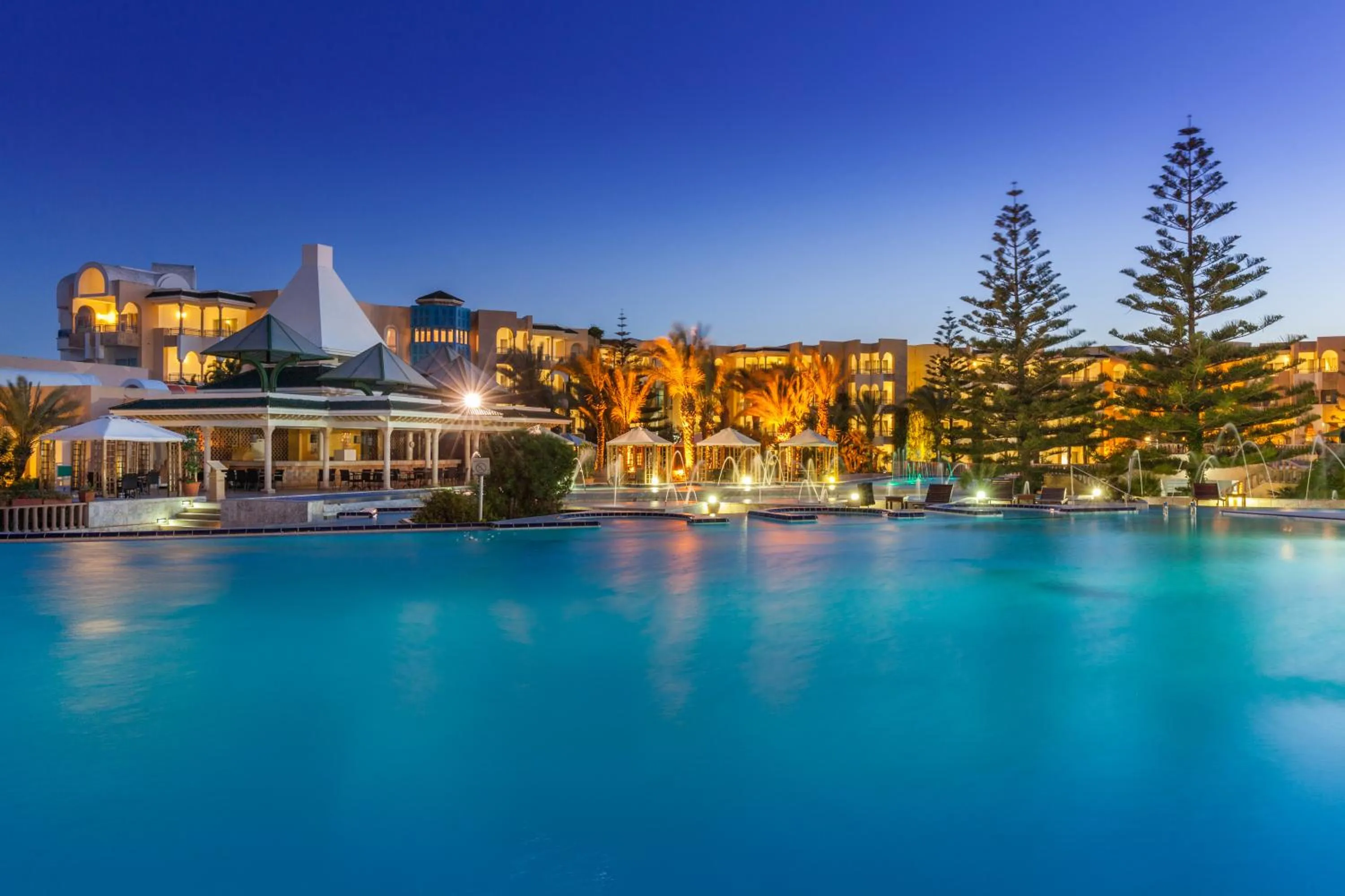 Swimming pool in Hasdrubal Thalassa & Spa Yasmine Hammamet