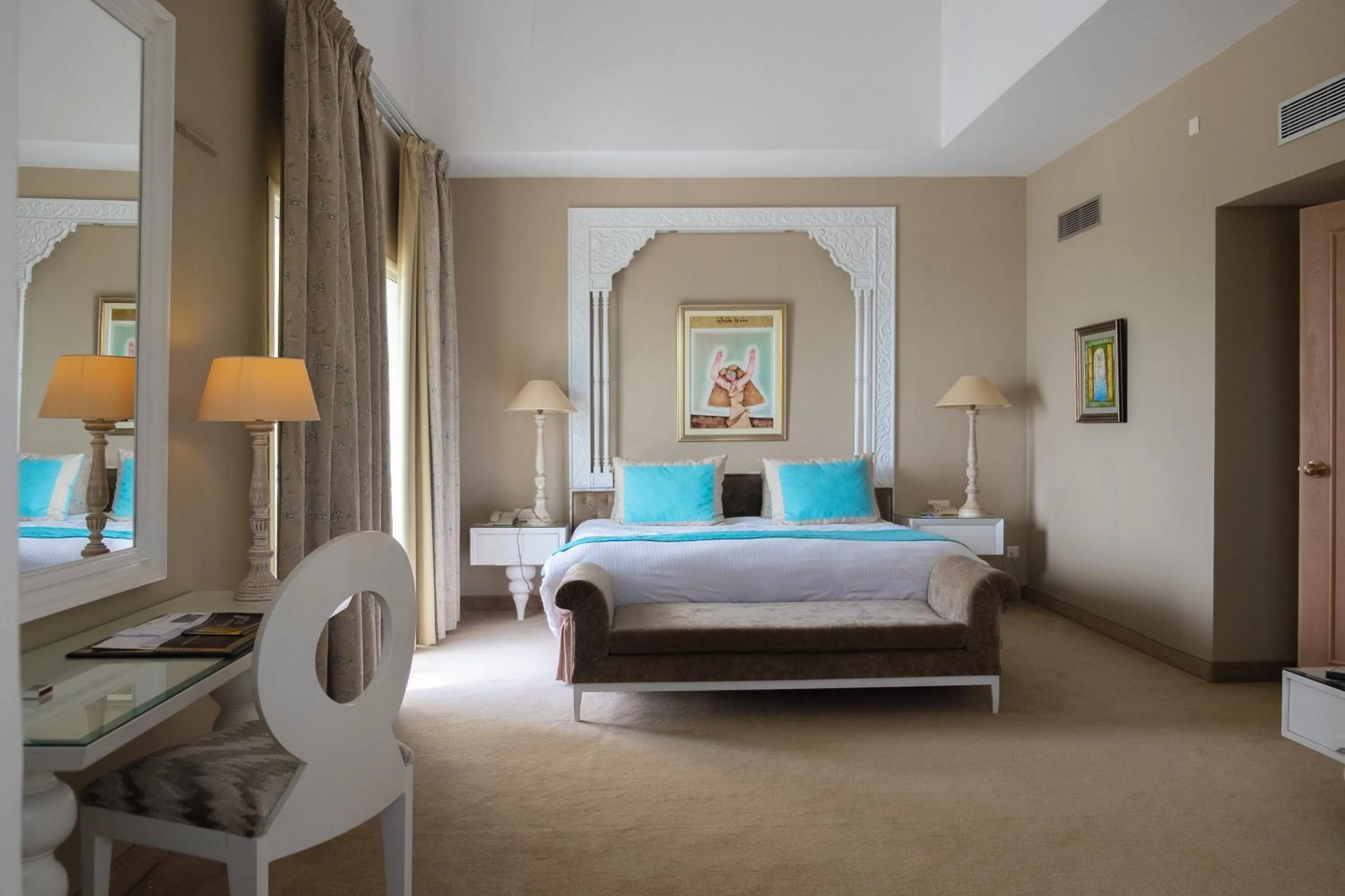 Bed in Hasdrubal Thalassa & Spa Yasmine Hammamet