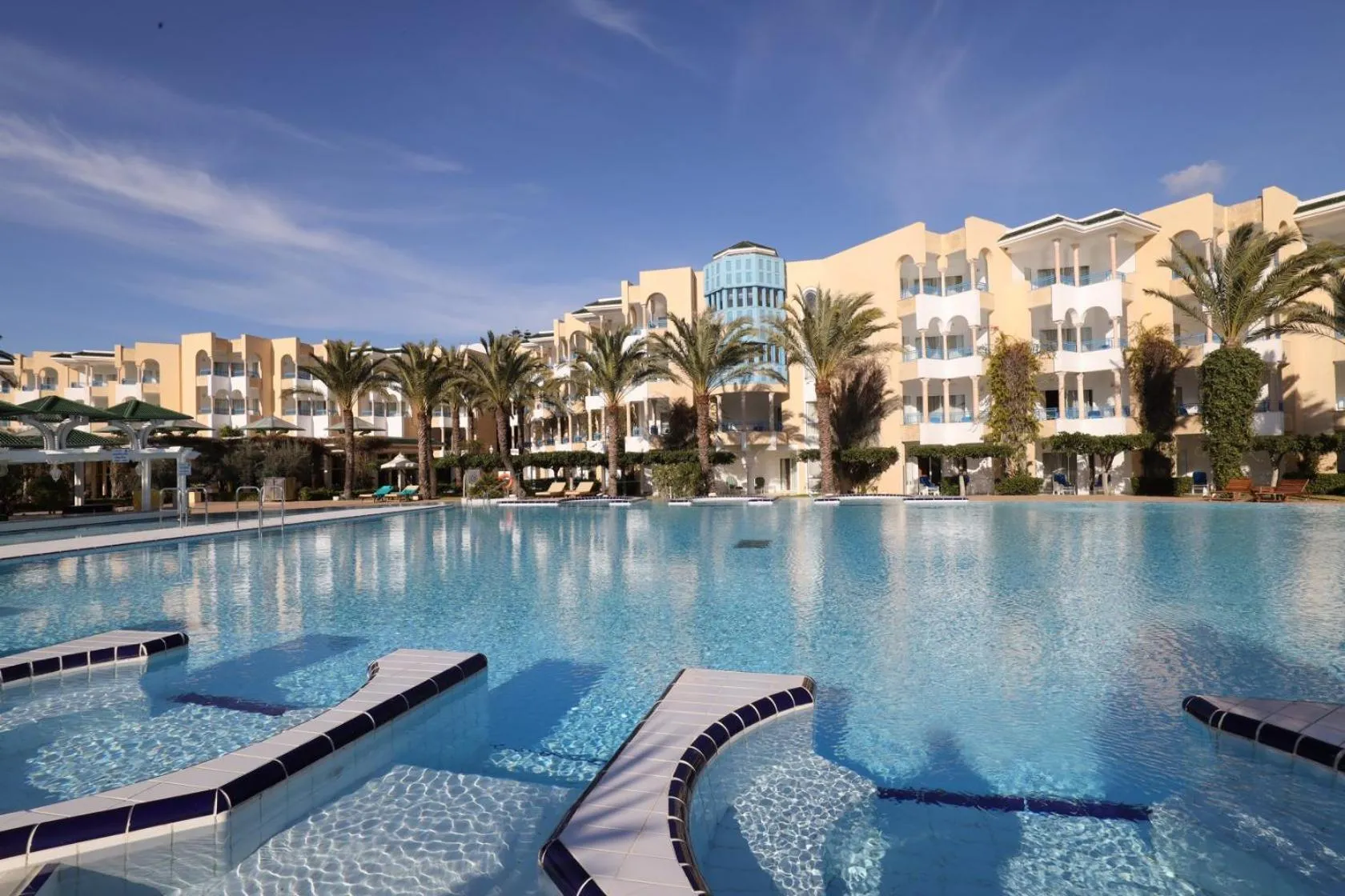 Swimming pool in Hasdrubal Thalassa & Spa Yasmine Hammamet